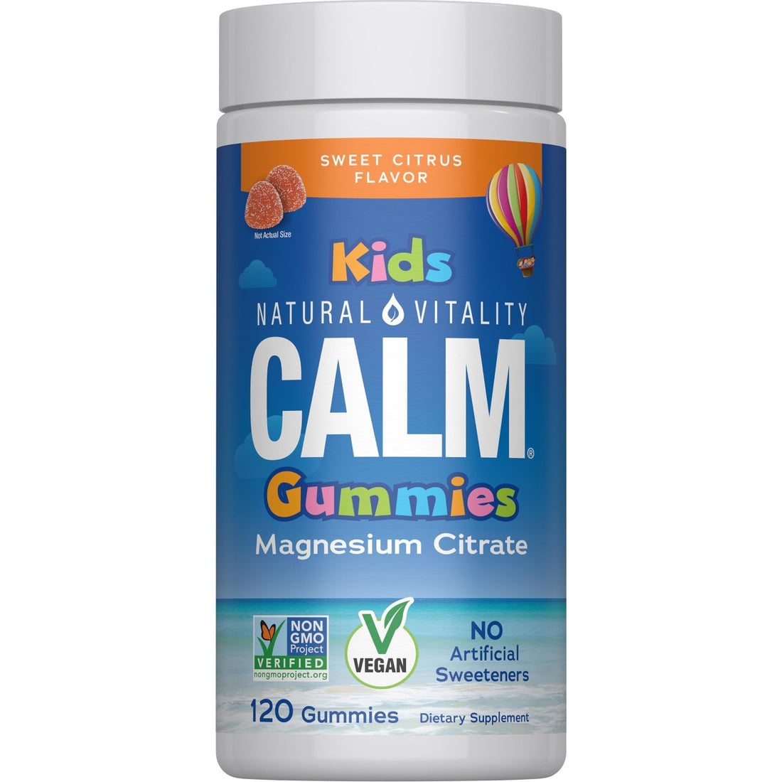 Natural Vitality Calm, Magnesium Citrate Kids Supplement, Stress Relief Gummies, Supports a Healthy Response to Stress - PrimeBioHealth - canada supplements