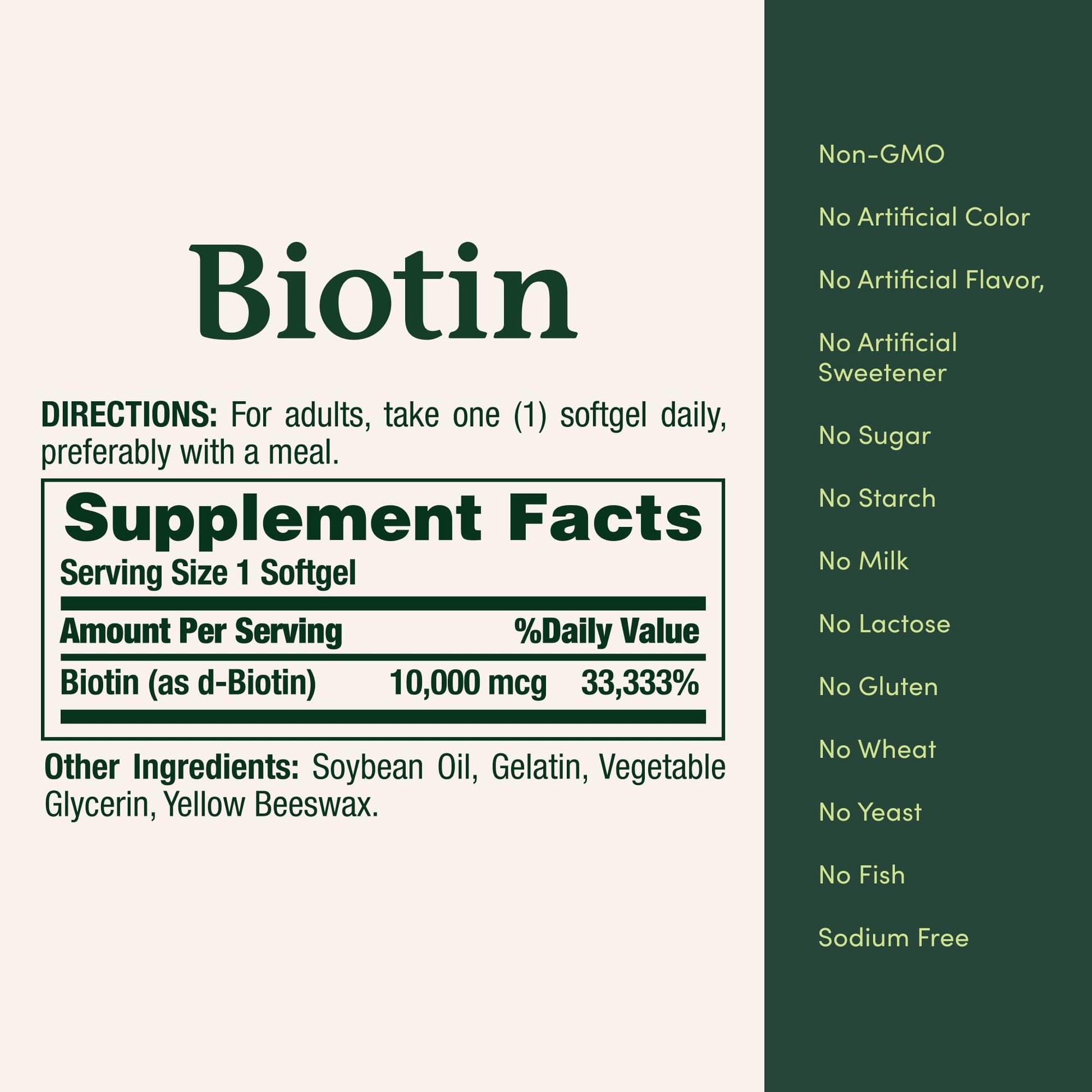Nature's Bounty Biotin Hair Skin and Nails Vitamins, Supports Healthy Hair, Skin and Nails, 10,000 mcg, 120 Softgels (Pack of 1) - PrimeBioHealth - canada supplements