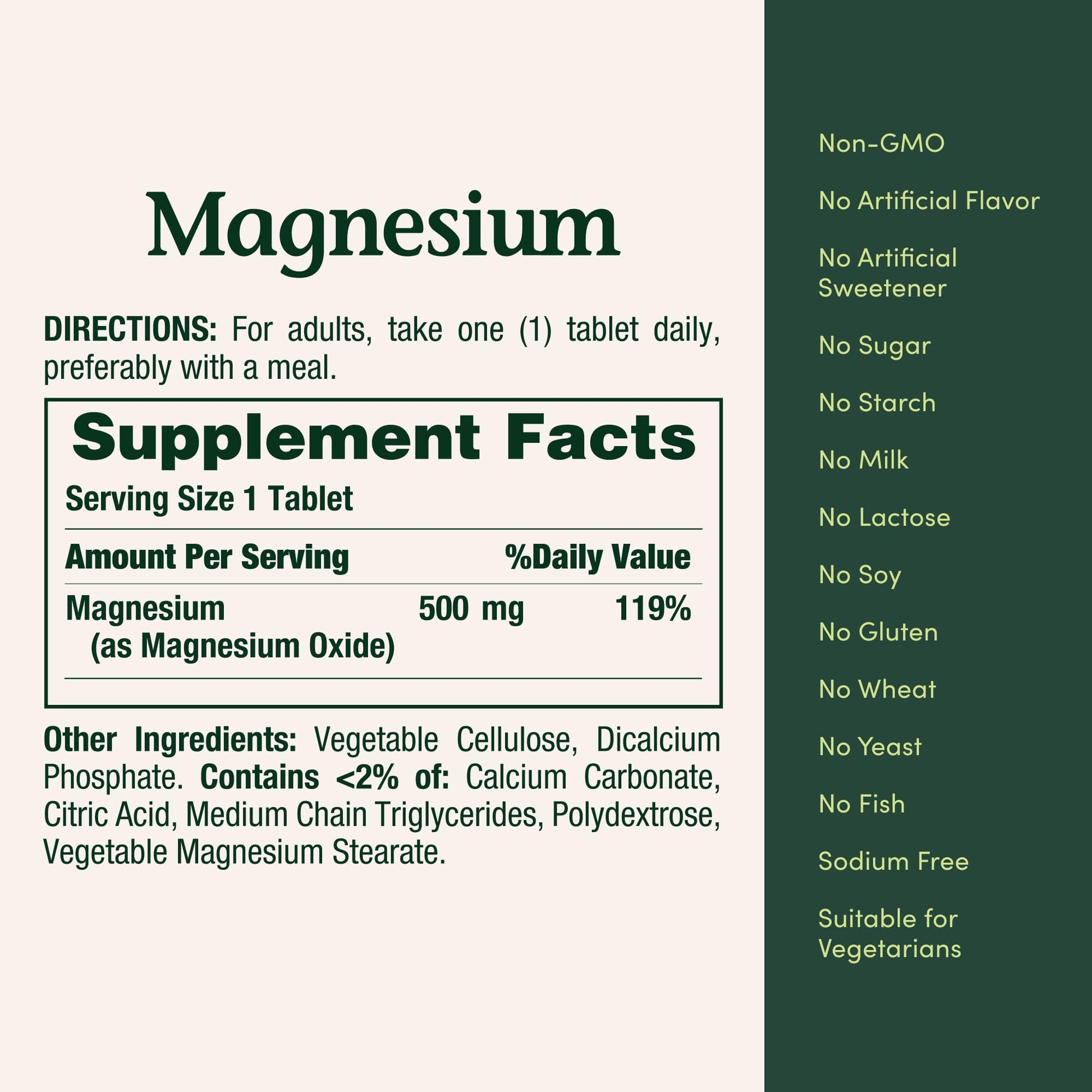 Nature's Bounty Magnesium 500 mg Tablets, High Potency Magnesium Supplement for Bone & Muscle Health, Whole Body Support, 200 Count (Pack of 1) - PrimeBioHealth - canada supplements