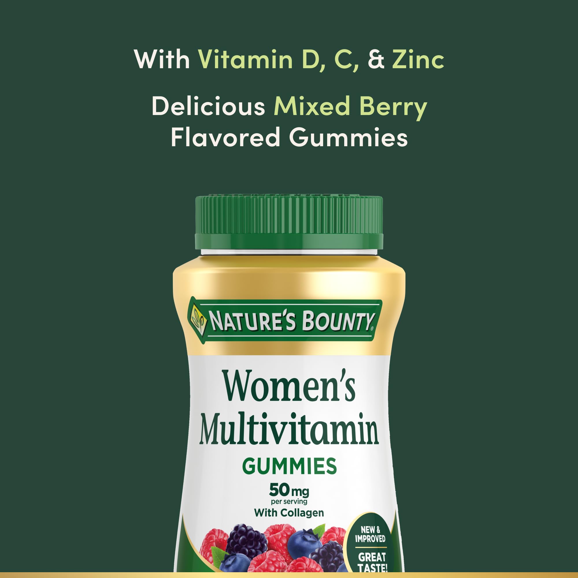 Nature's Bounty Women Multivitamin Gummies, Vitamin Supplements for Adults, General Health, Supports Immune and Bone Health, - PrimeBioHealth - canada supplements