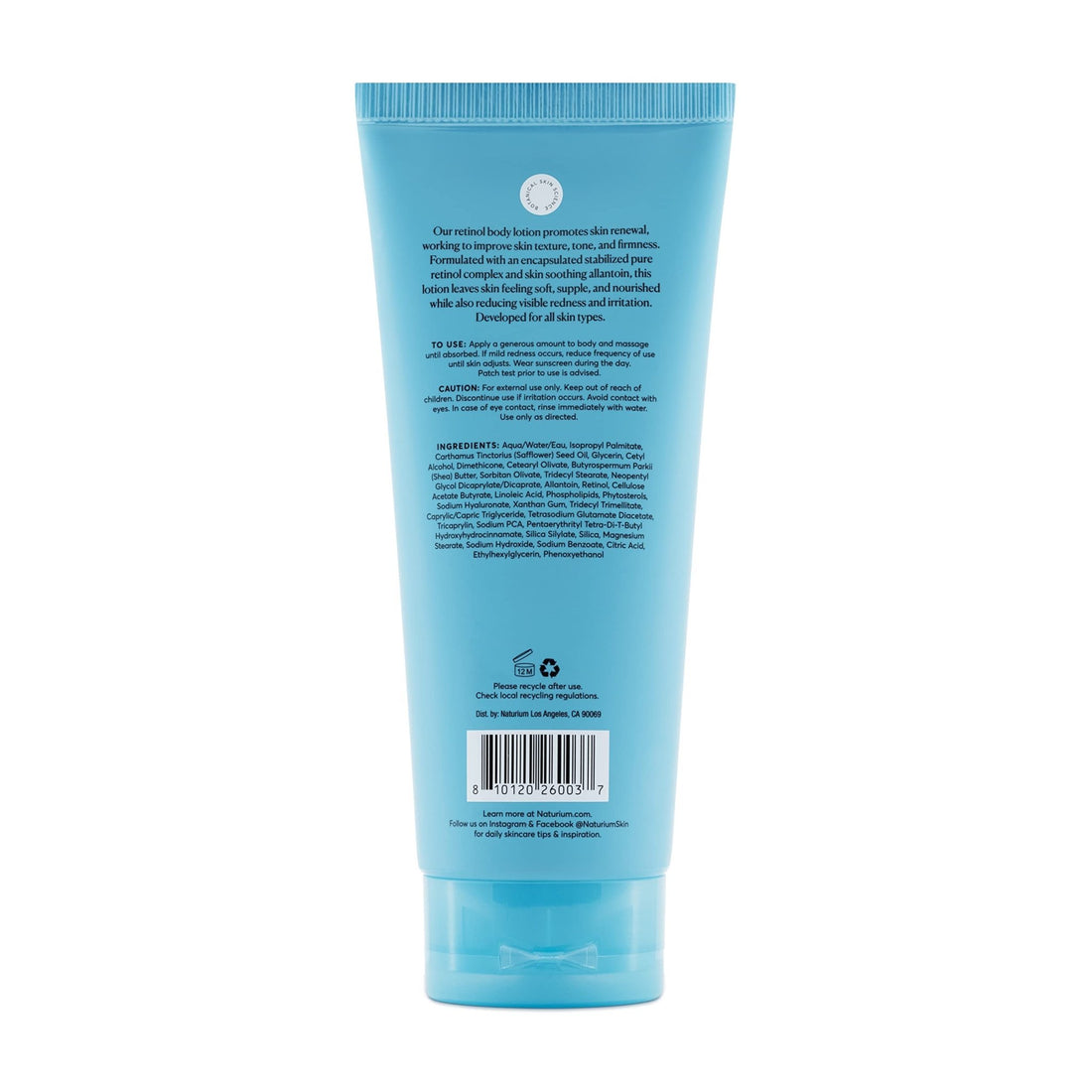 Naturium Skin-Renewing Retinol Body Lotion, Advanced Firming Anti-Aging Skin Care, with Encapsulated Retinol & Shea Butter, 8 oz - PrimeBioHealth - canada supplements