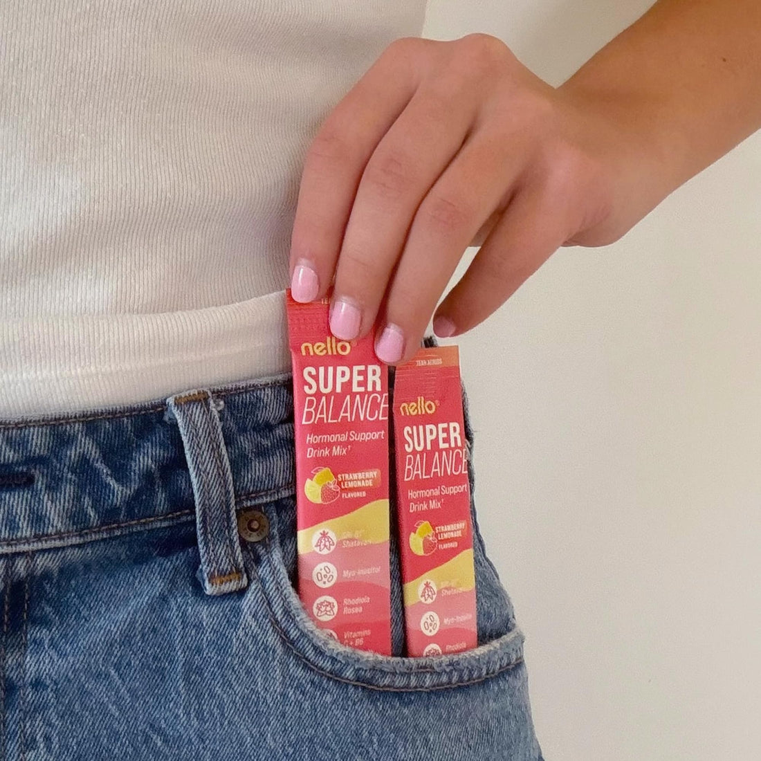 Nello Superbalance Hormonal Support Drink Mix, SRI-81 Shatavari, Myo-Inositol, Rhodiola Rosea, Vitamin C, Magnesium, Theobromine - PrimeBioHealth - canada supplements