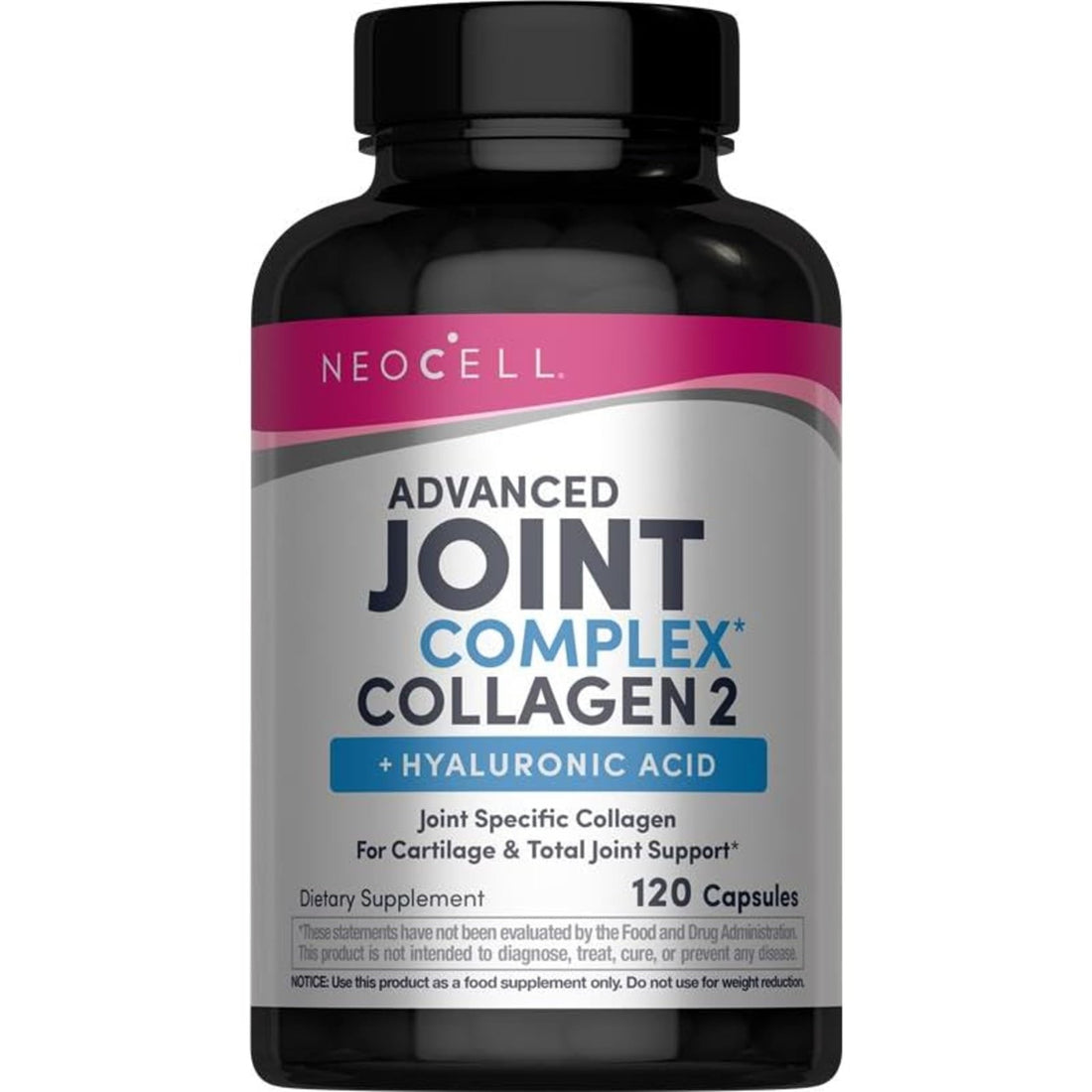 NeoCell Joint Complex Supplement | 120 Capsules | Plus Hyaluronic Acid | Collagen Type II | Advanced Formula - PrimeBioHealth - canada supplements