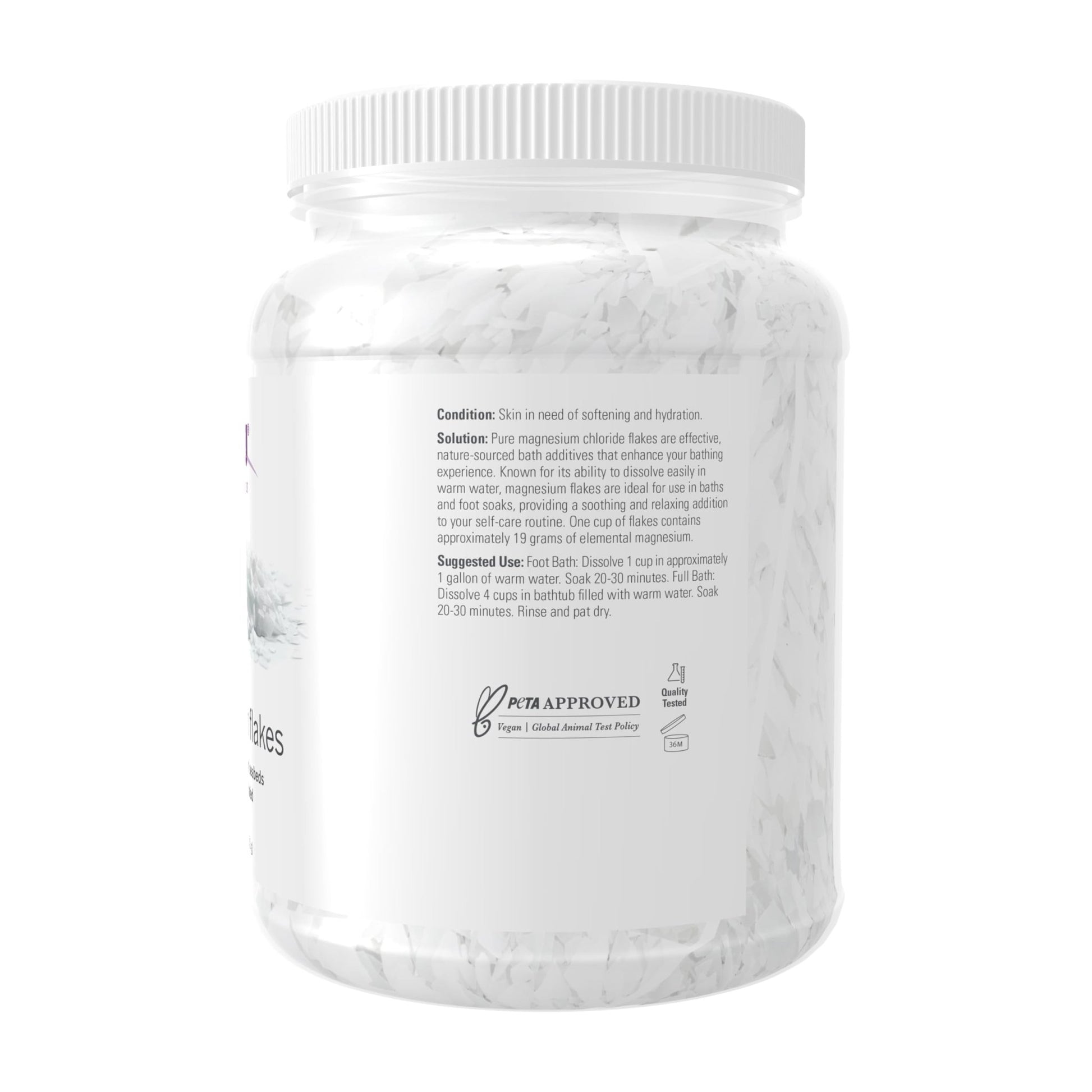 NOW Foods Solutions, Magnesium Flakes, 100% Pure, from the Ancient Zechstein Seabed, Highly Concentrated, 54-Ounce - PrimeBioHealth - canada supplements
