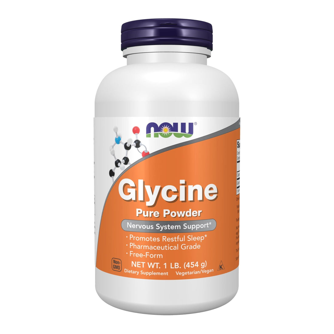NOW Foods Supplements, Glycine Pure Powder, Promotes Restful Sleep*, Neurotransmitter Support*, 1-Pound - PrimeBioHealth - canada supplements