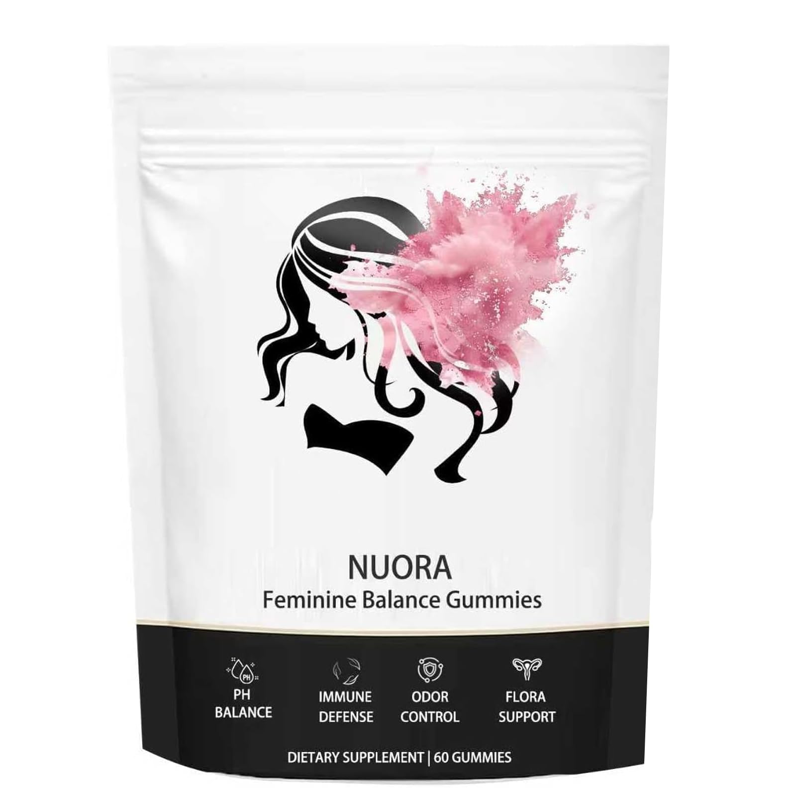 nuora Feminine Balance Gummies, Vegan Hawaiian Pineapple, pH Balance, Healthy Odor, Flora and Immune Support, - PrimeBioHealth - canada supplements