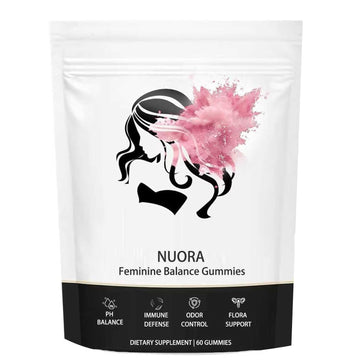 nuora Feminine Balance Gummies, Vegan Hawaiian Pineapple, pH Balance, Healthy Odor, Flora and Immune Support, - PrimeBioHealth - canada supplements