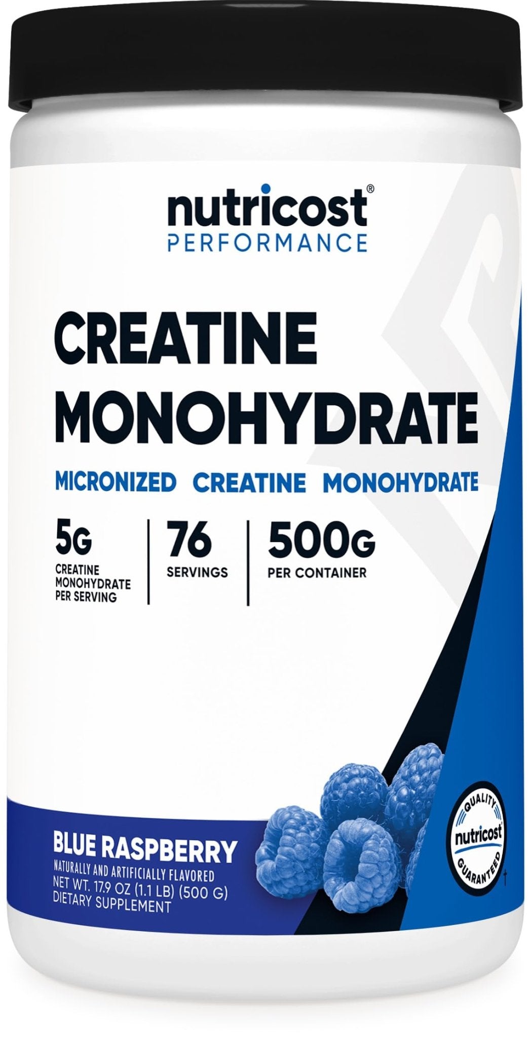 Nutricost Creatine Monohydrate Micronized Powder 500G, 5000mg Per Serv (5g) - 100 Servings, 17.9 Oz - PrimeBioHealth - canada supplements