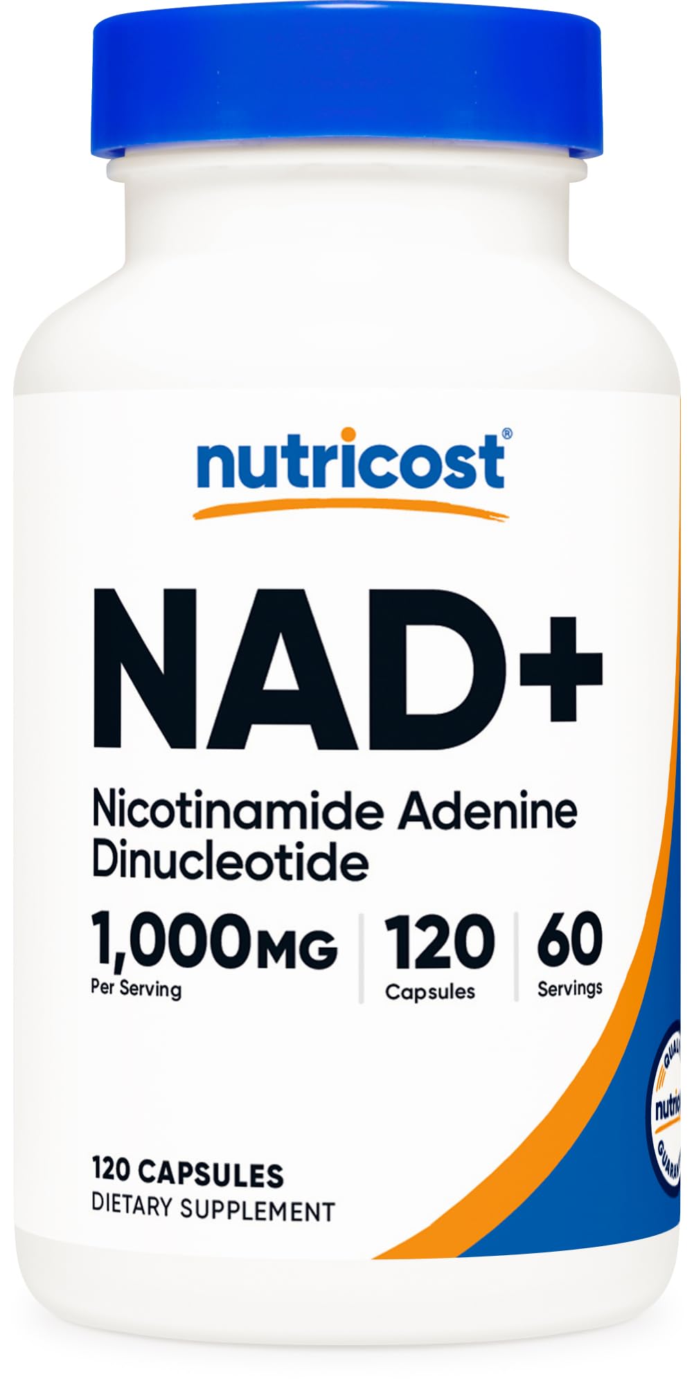 Nutricost NAD+ Supplement 1,000mg per Serving,120 Capsules (Nicotinamide Adenine Dinucleotide) - 60 Servings, Gluten-Free, Vegan - PrimeBioHealth - canada supplements