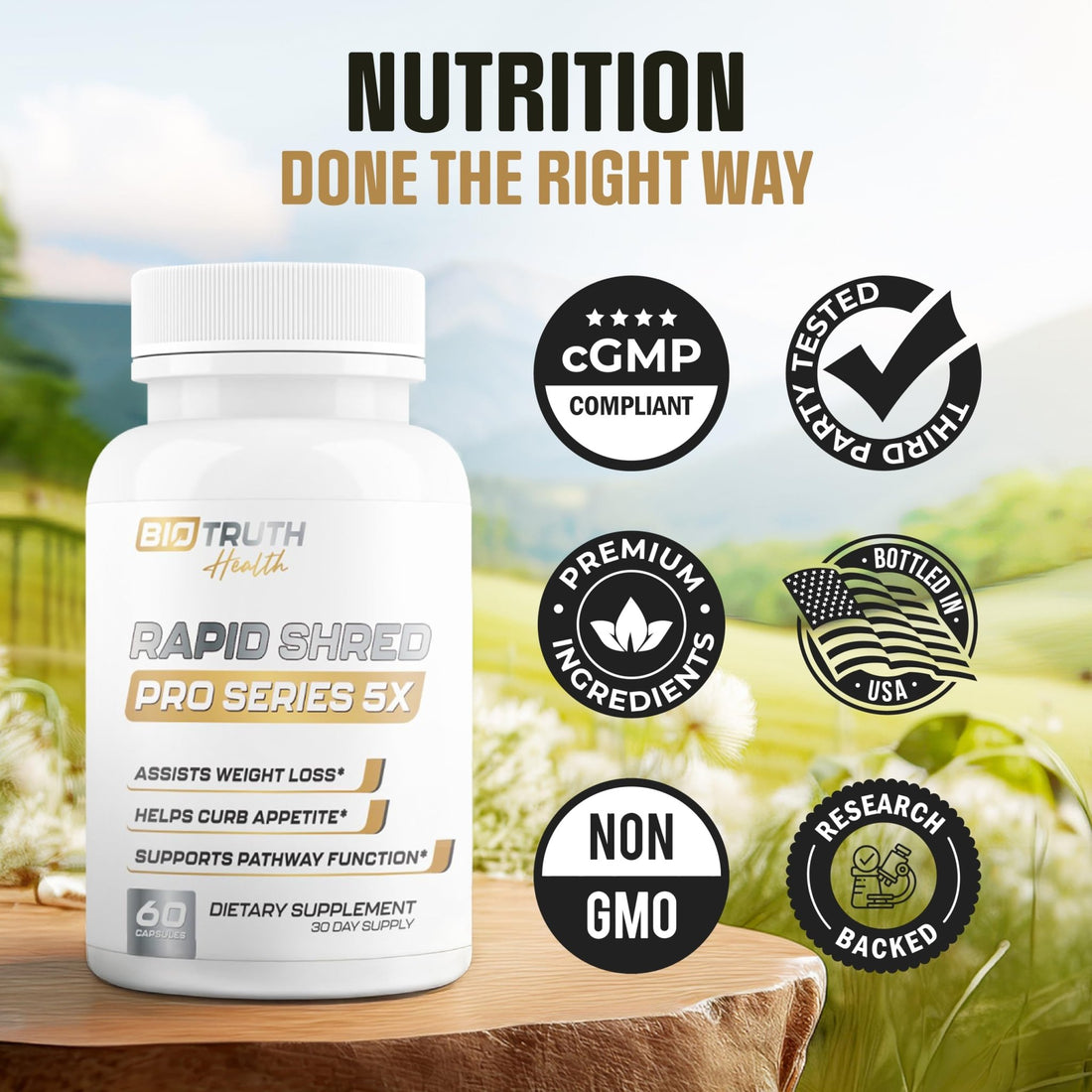 Nutrimend IQ Rapid Shred Pro Series 5X | Supports GLP-1 Pathway Function | Weight Loss Pills for Women & Fat Burner for Men + Appetite Suppressant Supplement - PrimeBioHealth - canada supplements