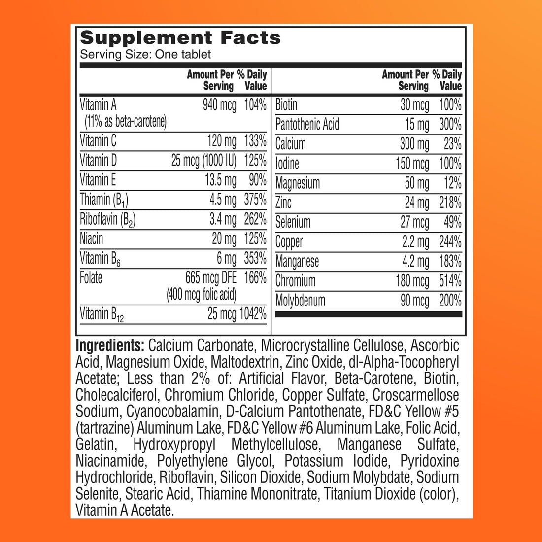 One A Day Multivitamin for Women 50 and Over Tablets, Womens Multivitamin 50 plus with Vitamins D, C, E, Zinc & Biotin, Daily Vitamins - PrimeBioHealth - canada supplements