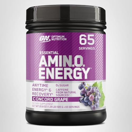 Optimum Nutrition Amino Energy - Pre Workout with Green Tea, BCAA, Amino Acids, Keto Friendly, Green Coffee Extract, Energy Powder - PrimeBioHealth - canada supplements