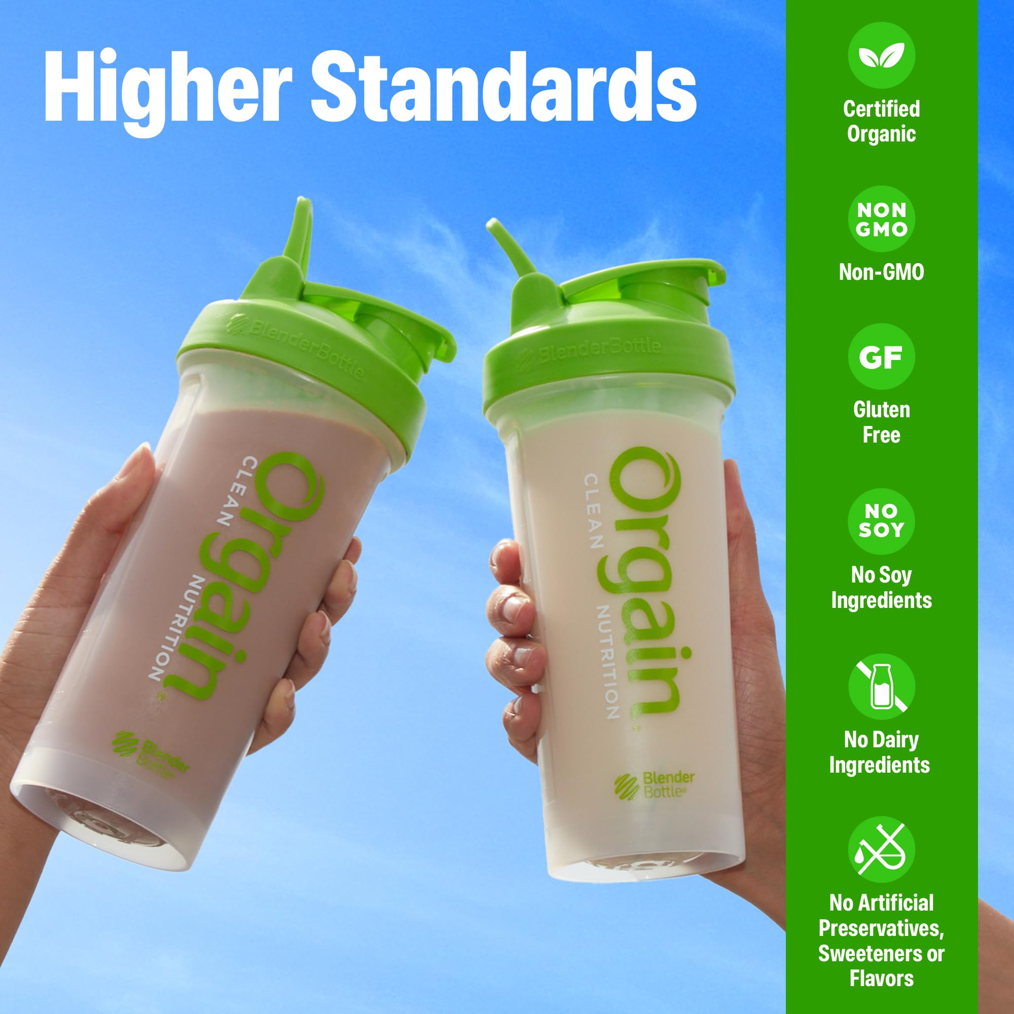Orgain Organic 30g Vegan Plant Protein Powder, Vanilla, 9g EAAs + BCAAs, High Plant Protein, 4g Prebiotic + Fiber, 1g Sugar, Pre-Workout, Muscle Support + Recovery - 2.01lb (Packaging May Vary) - PrimeBioHealth - canada supplements