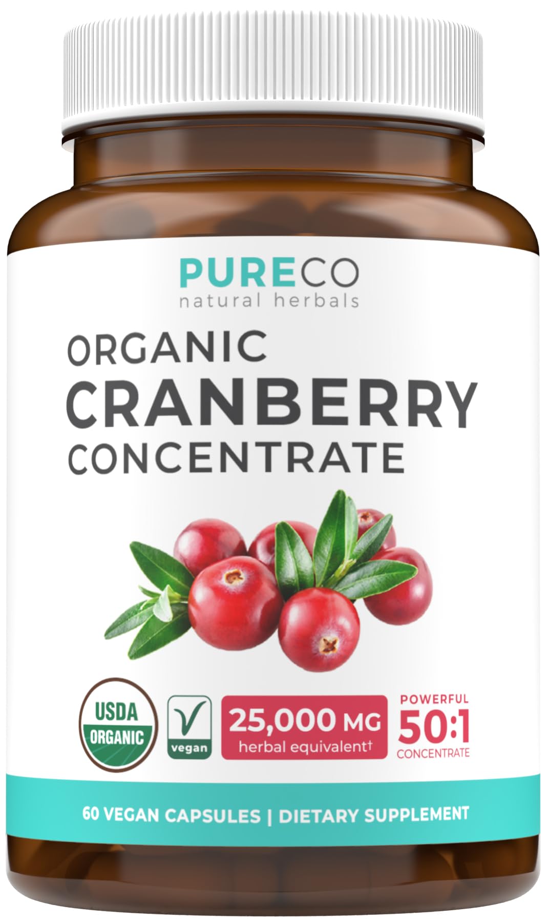 Organic Cranberry Pills - Vegan Supplement for Urinary Tract Health & Kidney Cleanse - Cranberry Pills for Women 500mg 50:1 Cranberry Concentrate Per Serving - PrimeBioHealth - canada supplements