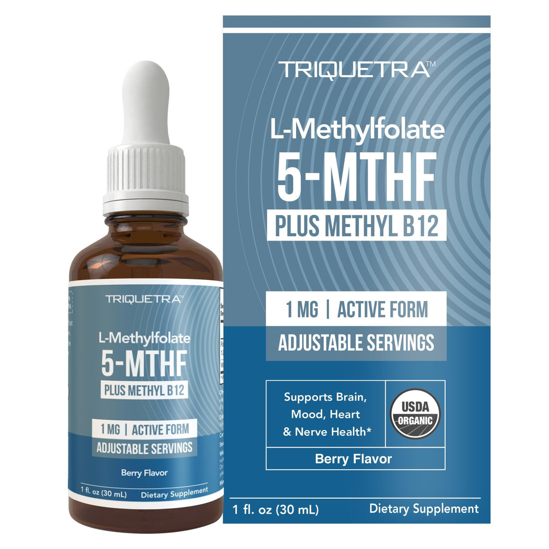 Organic Methyl Folate 1000 mcg + Methyl B12 Cofactor (300 Servings) – Metabolically Active 5-MTHF Form, Organic Berry Flavor - PrimeBioHealth - canada supplements