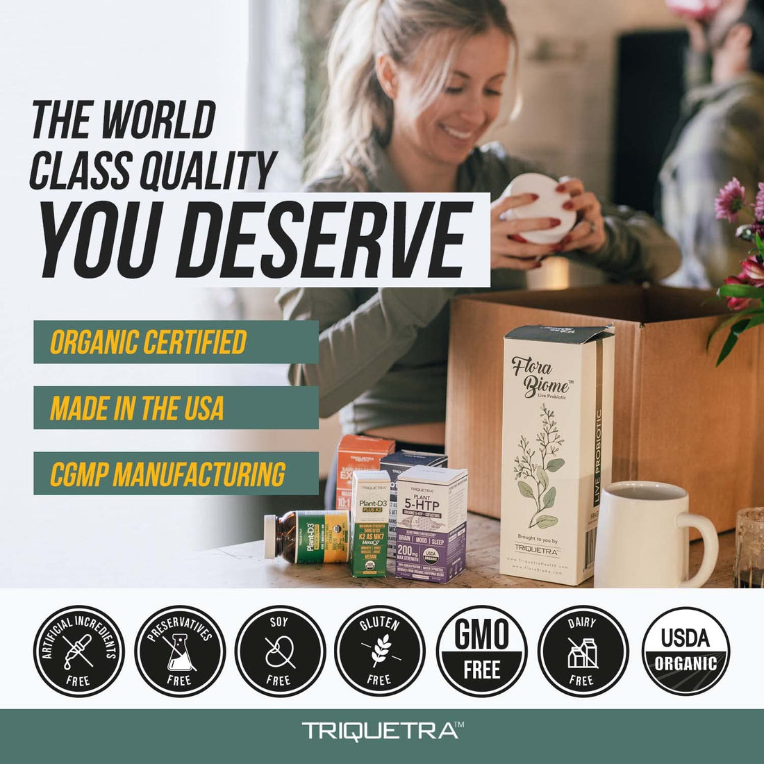 Organic Plant D3 + K2 | 5000 iu D3 + 120 mcg K2 as All-Trans MK7 from MenaQ7® - 100% Whole Food, Raw & Vegan | Enhanced Digestion with Prebiotic - PrimeBioHealth - canada supplements