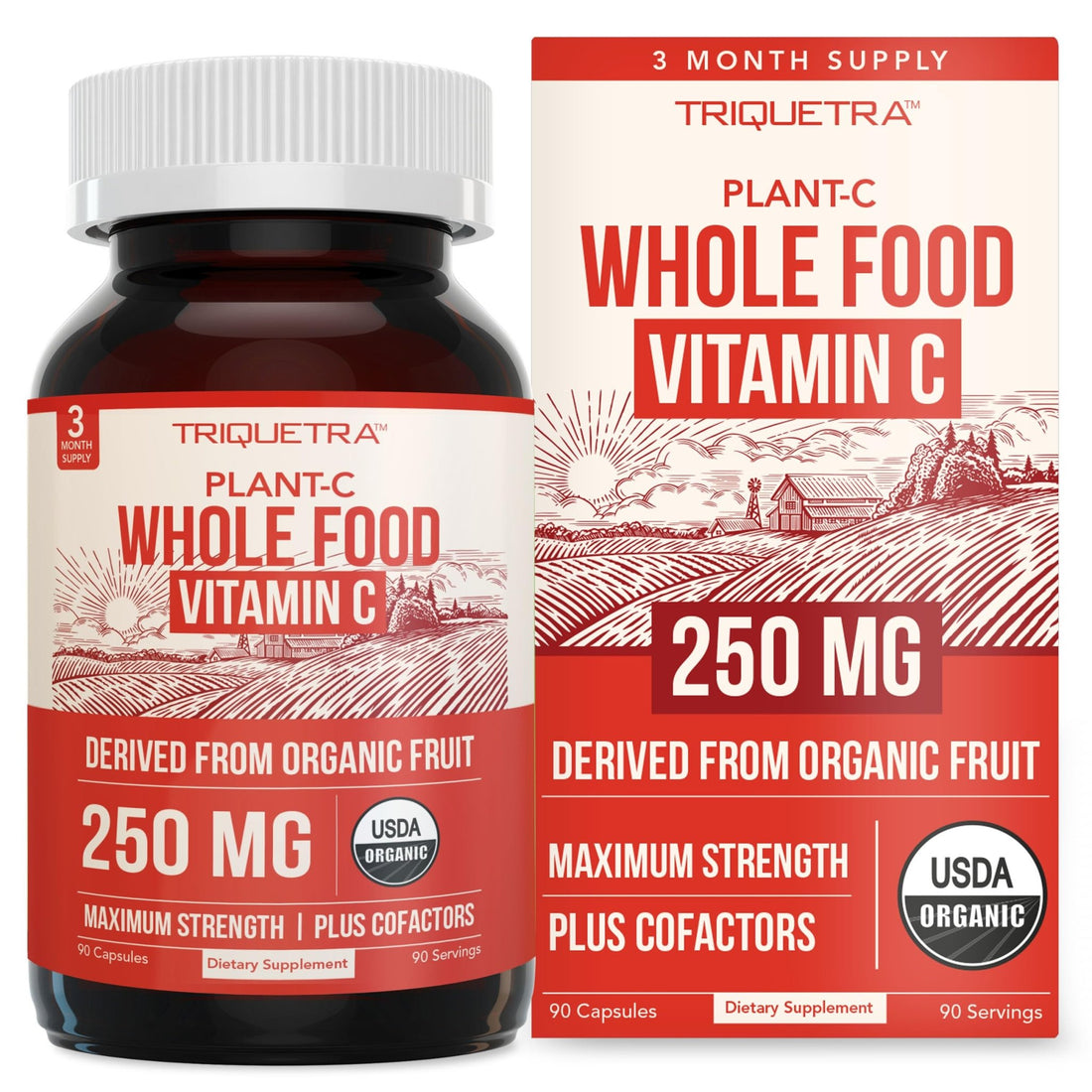 Organic Vitamin C | Whole Food Vitamin C from Fruit Plus Absorption Enhancing Cofactors - Vegan, Enhanced Bioavailability - Immune Support - PrimeBioHealth - canada supplements