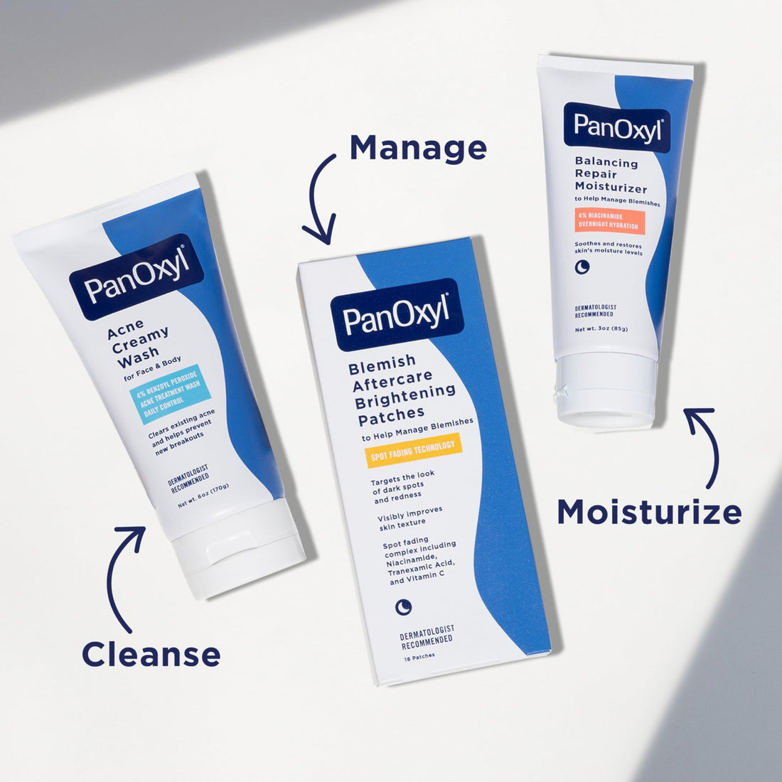 PanOxyl PM Balancing Repair Moisturizer with Niacinamide, Ceramides and Cica, Hydrating Face Moisturizer - PrimeBioHealth - canada supplements