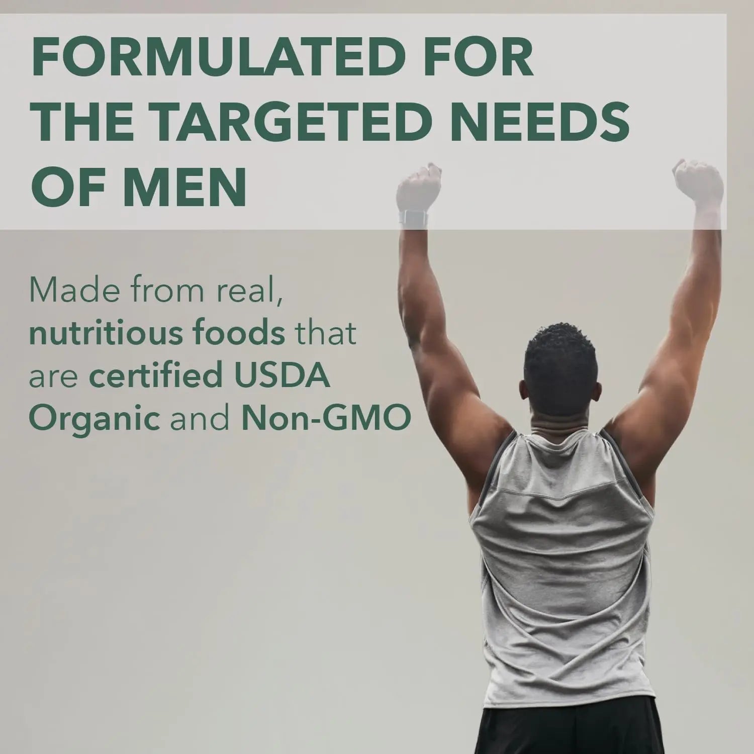 PlantFusion Organic Multivitamin for Men - One Daily Whole Food Blend Men's Multivitamin - Vegan, Non-GMO - PrimeBioHealth - canada supplements