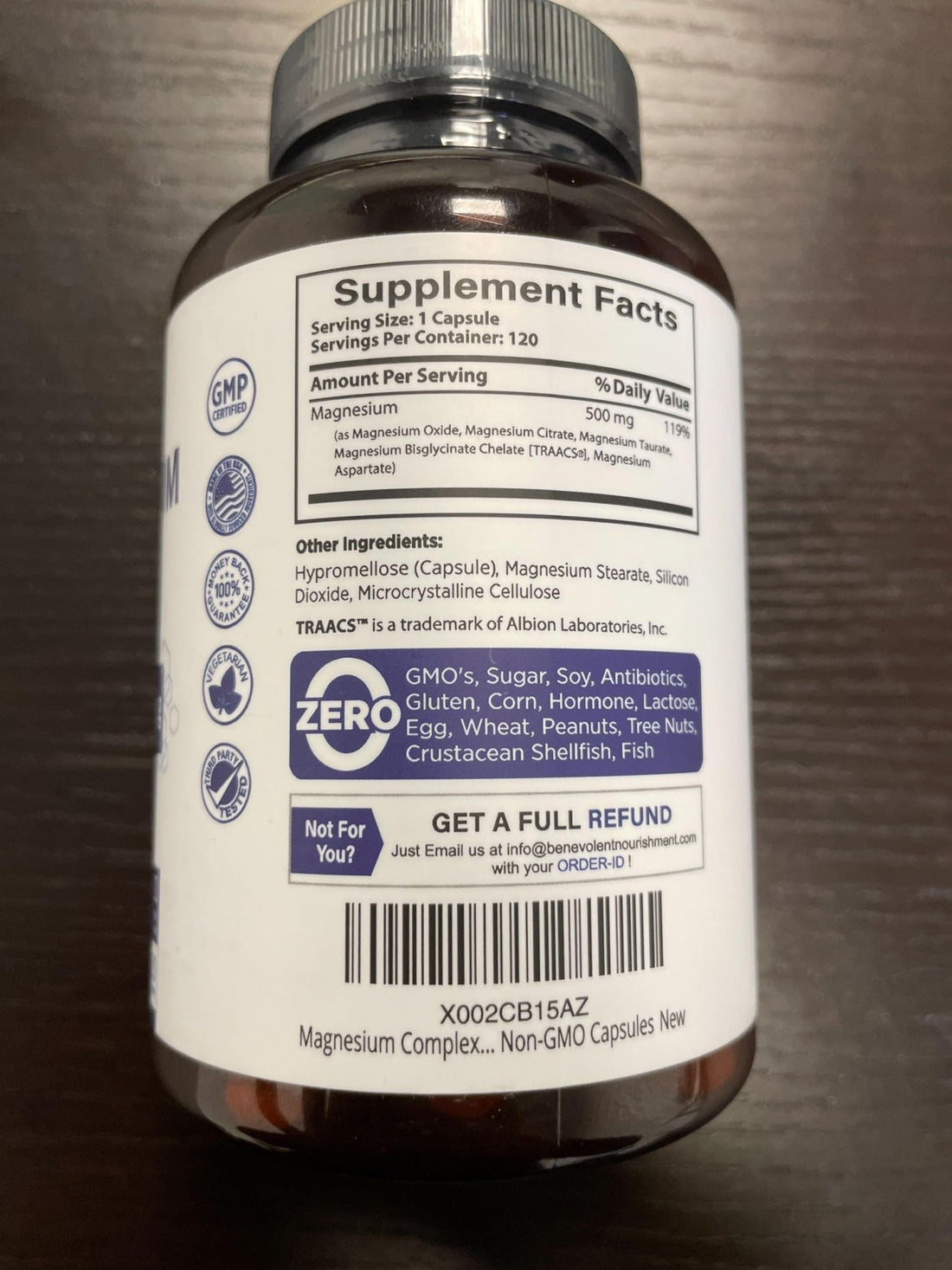 Premium Magnesium Capsules 500mg, High Absorption Formula Chelated Buffered Citrate to Support Digestion, Bone, Sleep & Muscle Health - PrimeBioHealth - canada supplements
