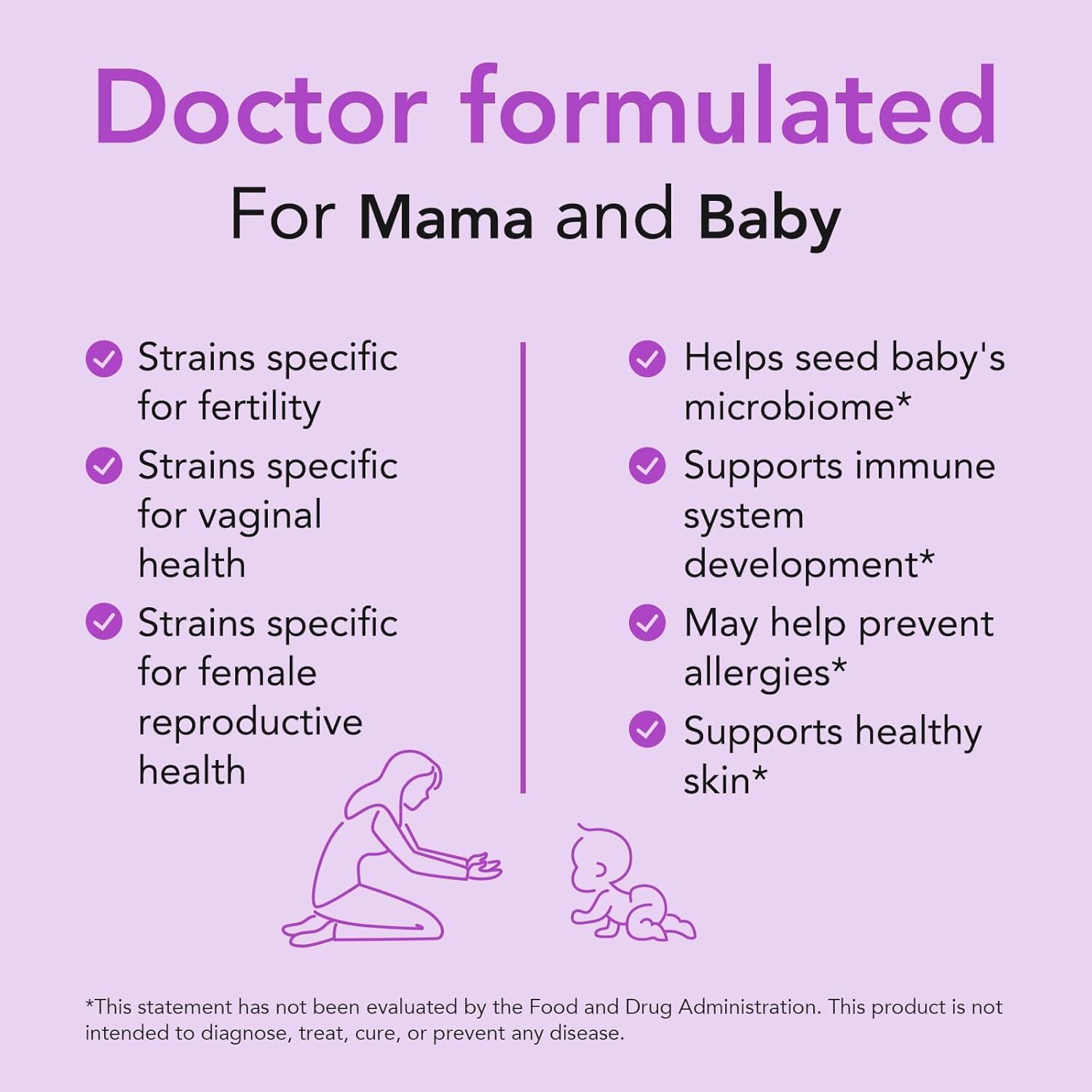 Premom Prenatal Prebiotics & Probiotics for Women, 30 Billion CFU, 18 Strains, Organic Prebiotic & Womens Probiotic, Vaginal, Gut, & Digestive Health + Immune Support Supplement - PrimeBioHealth - canada supplements