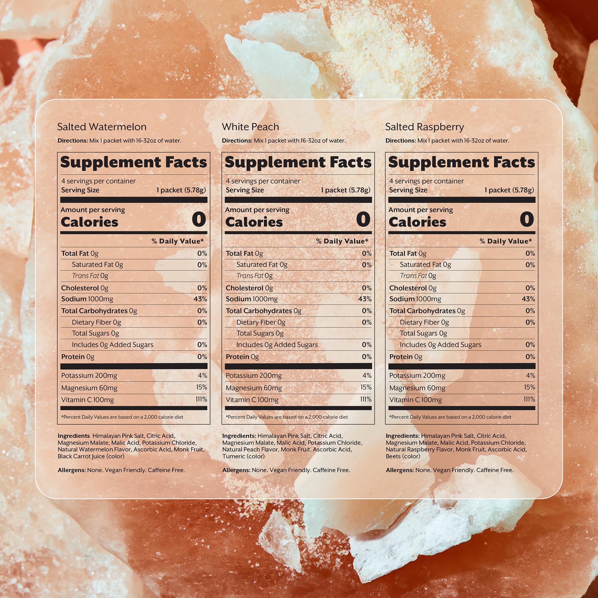 ProMix Nutrition Electrolytes Powder Hydration Packets - Himalayan Pink Salt, Magnesium, Potassium, Vitamin C - Variety Pack, Lightly Sweetened - 12 Servings (Pack of 12) - PrimeBioHealth - canada supplements
