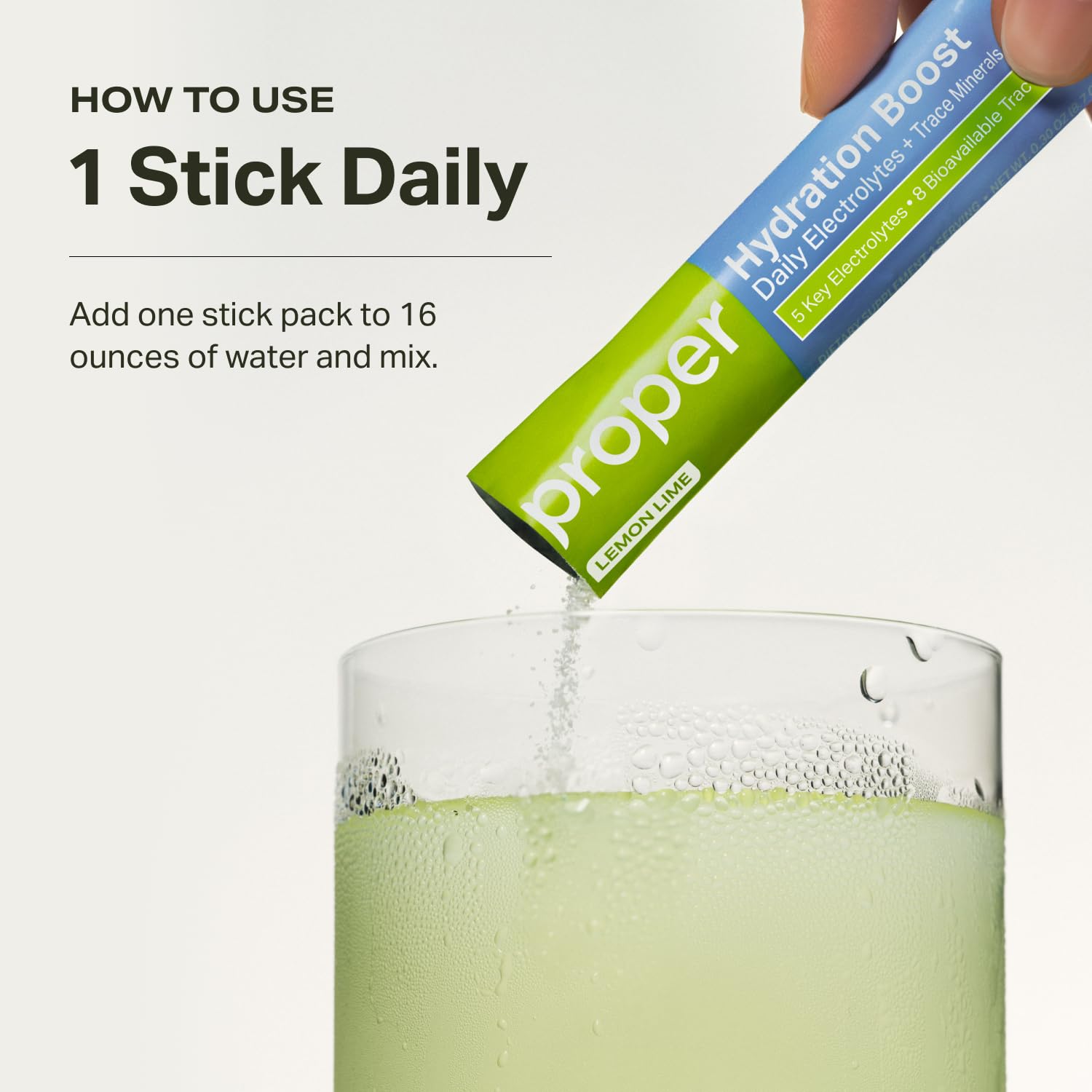 Proper Hydration Sticks – Electrolyte Powder Drink Mix Packets with Trace Minerals for Rapid Hydration – Naturally Flavored – No Artificial Sweeteners - PrimeBioHealth - canada supplements