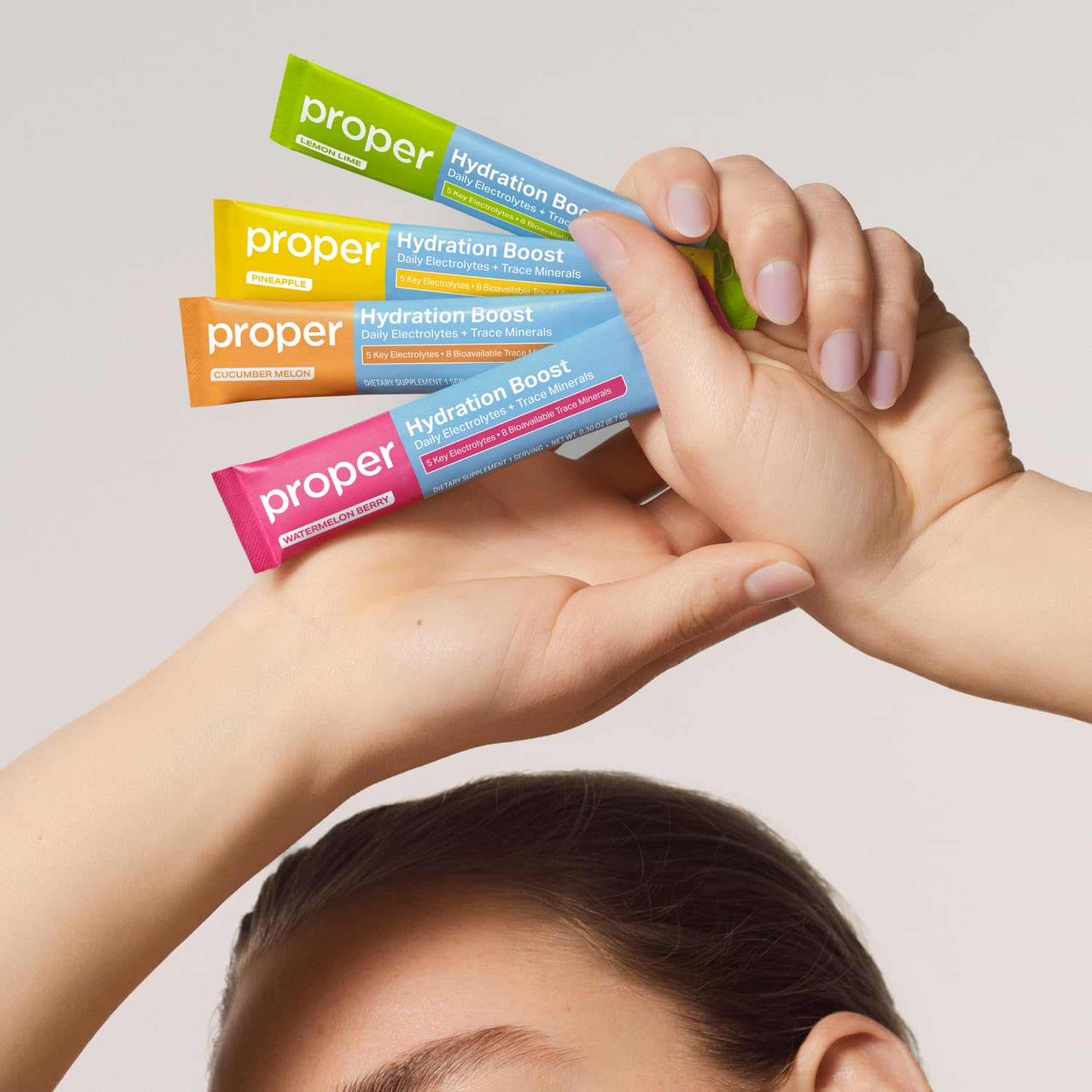 Proper Hydration Sticks – Electrolyte Powder Drink Mix Packets with Trace Minerals for Rapid Hydration – Naturally Flavored – No Artificial Sweeteners - PrimeBioHealth - canada supplements
