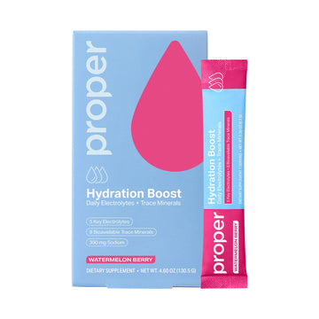 Proper Hydration Sticks – Electrolyte Powder Drink Mix Packets with Trace Minerals for Rapid Hydration – Naturally Flavored – No Artificial Sweeteners - PrimeBioHealth - canada supplements