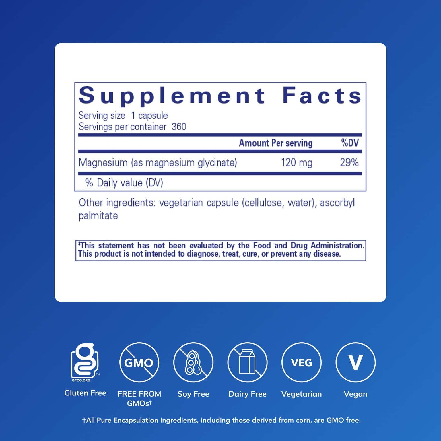 Pure Encapsulations Magnesium (Glycinate) - Supplement to Support Stress Relief, Sleep, Heart Health, Nerves, Muscles, and Metabolism - PrimeBioHealth - canada supplements