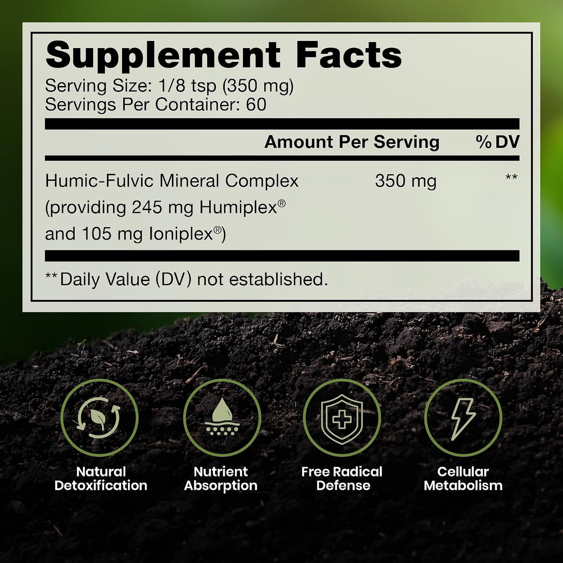 Pure Therapro Rx EarthMend Trace Mineral Powder for Women & Men, Fulvic Acid & Humic Acid Mineral Supplement, Ionic Trace Minerals Complex, Fulvic Humic Blend, Unflavored, 60 Servings - PrimeBioHealth - canada supplements