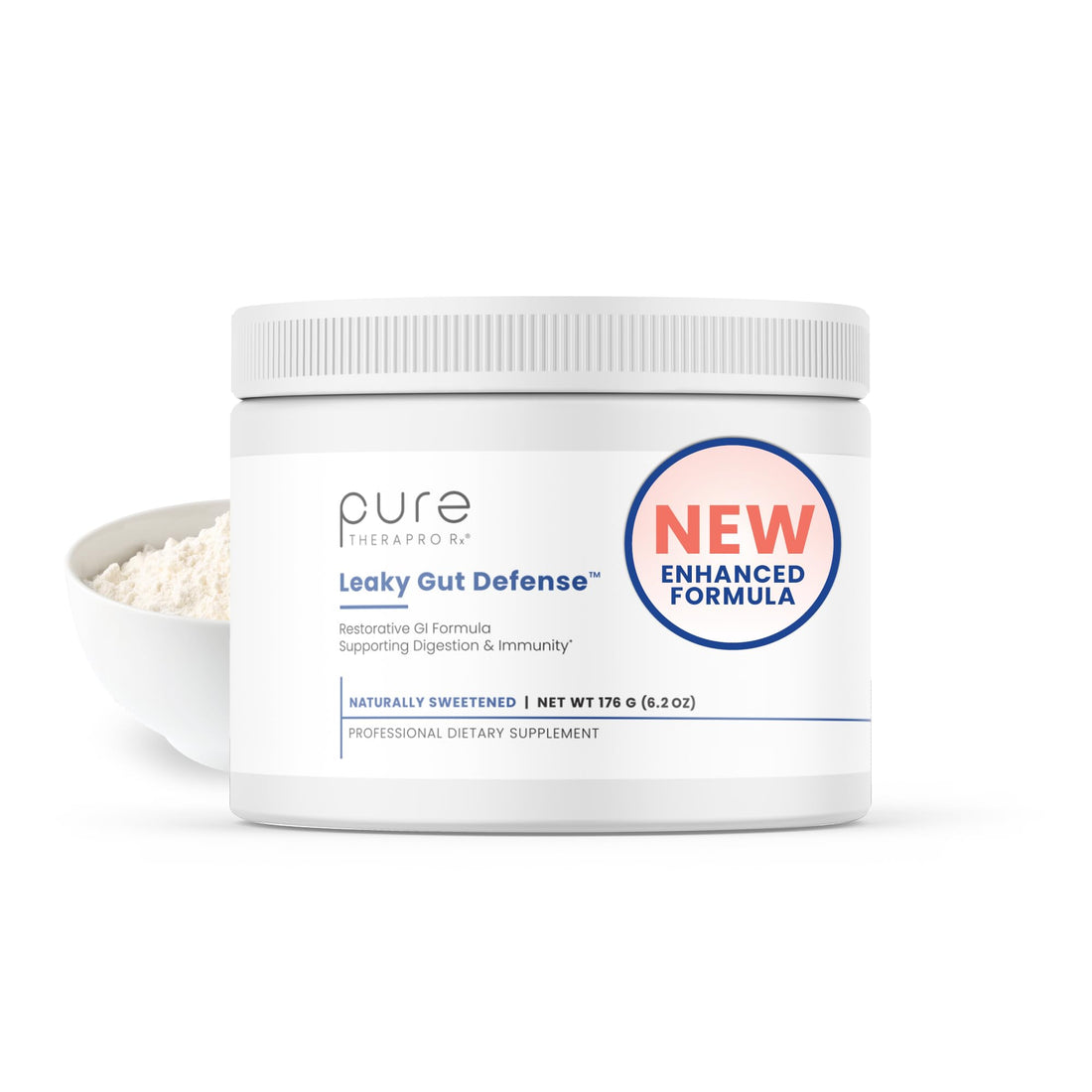 Pure Therapro Rx Leaky Gut Defense - Gut Health Supplement with L-Glutamine, Licorice Root Extract, Marshmallow Root, Aloe Leaf, Larch Arabinogalactan - PrimeBioHealth - canada supplements