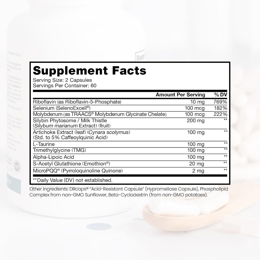 Pure Therapro Rx Liposomal Liver Detox + 120 Acid-Resistant VCaps | Soy-Free Liposomal Format Containing Methylation Nutrient Cofactors | Supports Liver Detox and Cleansing | Vegan - PrimeBioHealth - canada supplements