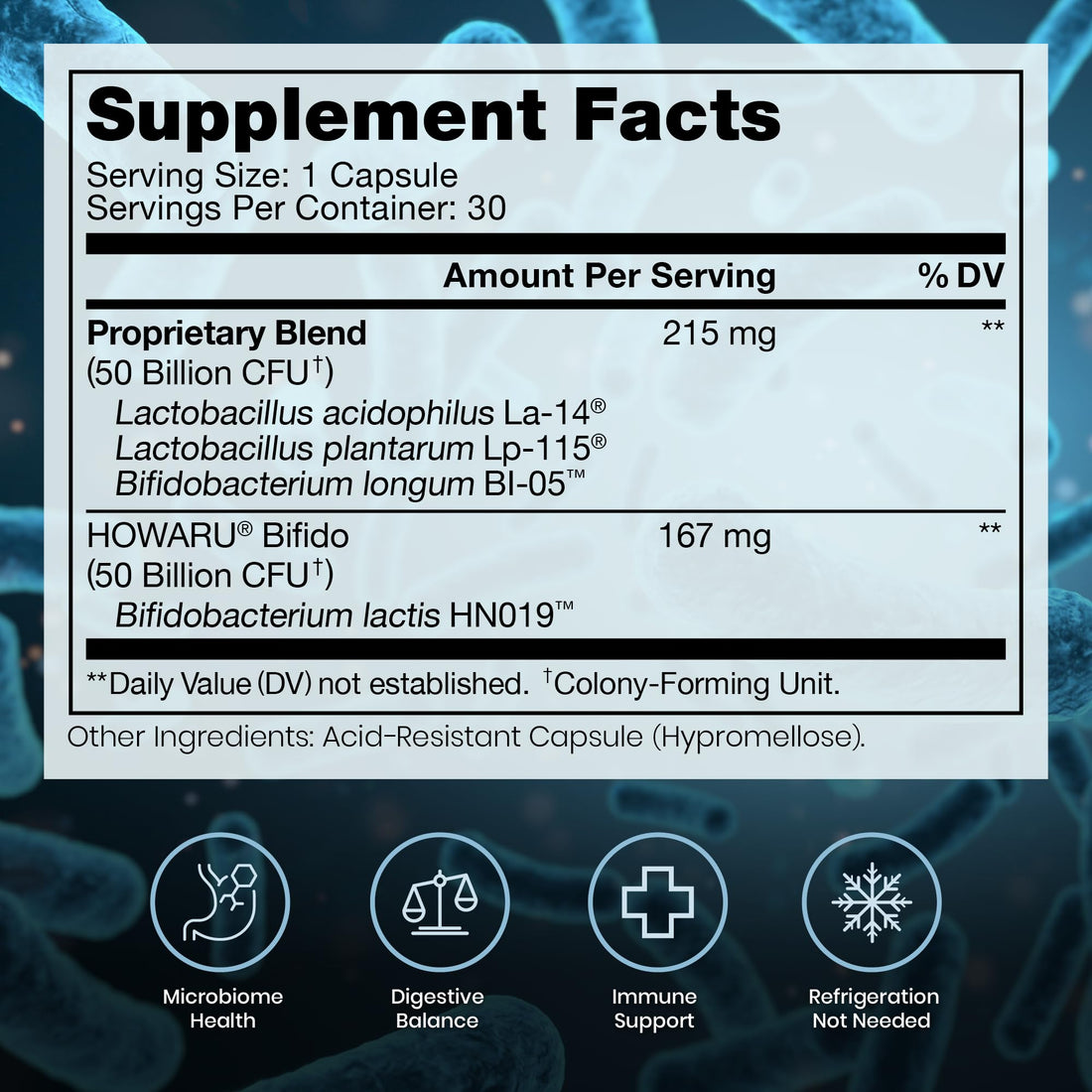 Pure Therapro Rx Power Probiotic 100B | 30 Acid Resistant Capsules - 1 Month Supply | 4 Proven Strains 100 Billion CFU | Flora Balance & Digestion - PrimeBioHealth - canada supplements