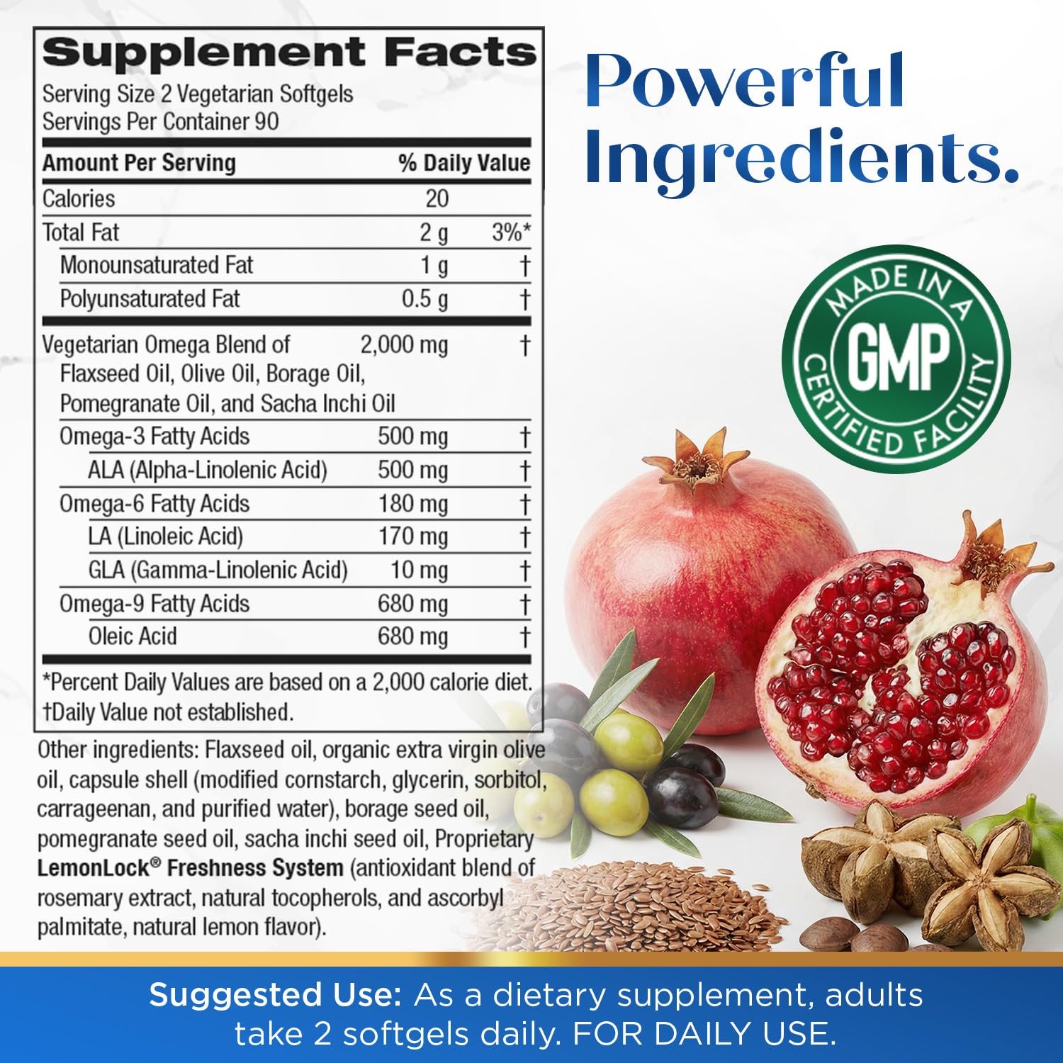 Purity Products Vegan Omega 3 6 9 Formula - “5 in 1” Essential Fatty Acid Complex - Scientifically Formulated Plant-Based Vegan Omega 3-6-9 Essential Fatty Acids - PrimeBioHealth - canada supplements
