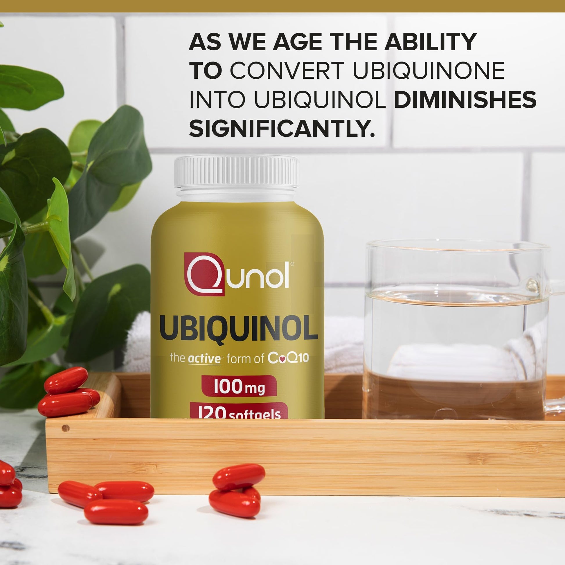 Qunol 100mg Ubiquinol, Powerful Antioxidant for Heart & Vascular Health, Essential for Energy Production - PrimeBioHealth - canada supplements