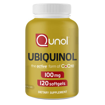 Qunol 100mg Ubiquinol, Powerful Antioxidant for Heart & Vascular Health, Essential for Energy Production - PrimeBioHealth - canada supplements