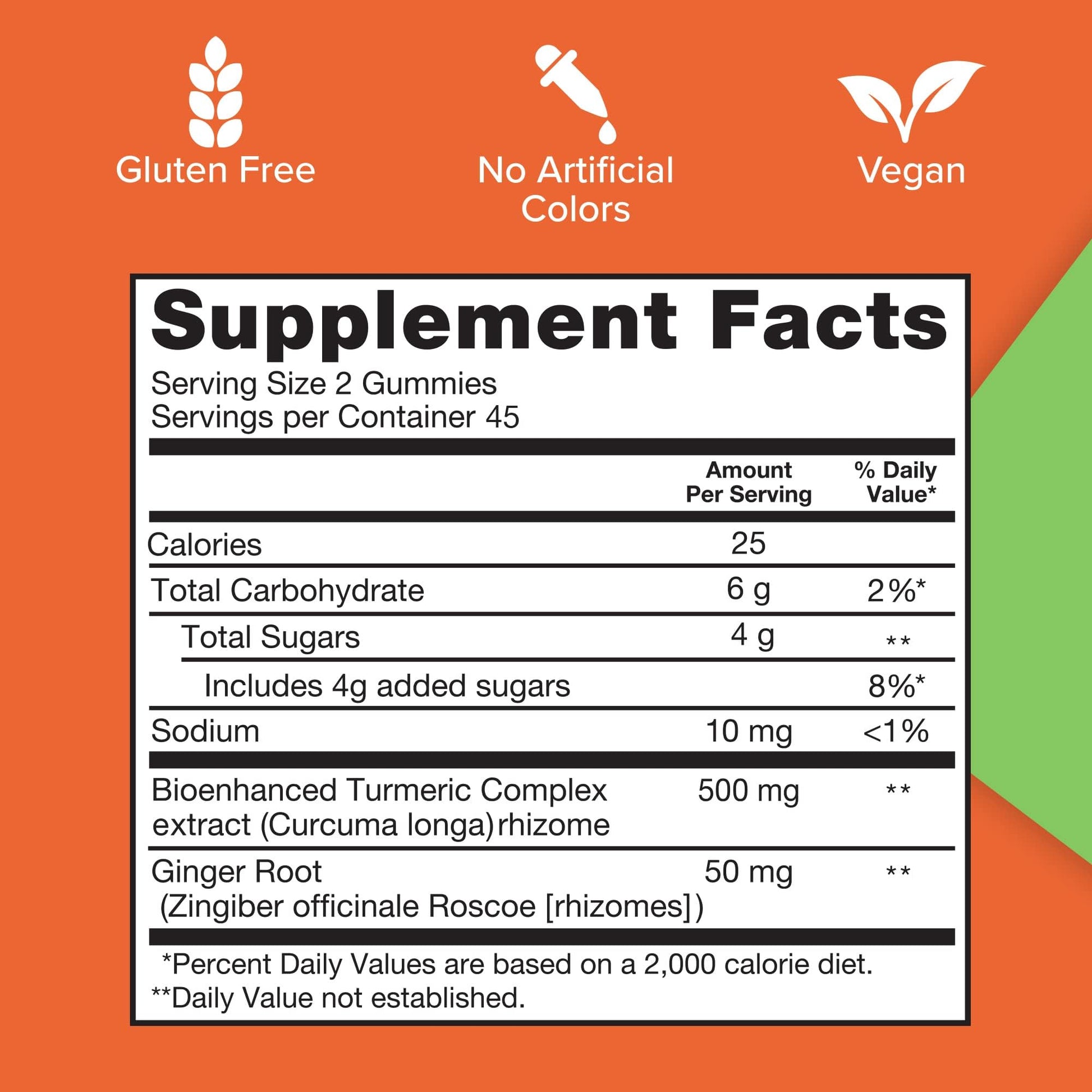 Qunol Turmeric and Ginger Gummies - Joint Support Supplement with Ultra High Absorption, 90 Count Vegan and Gluten Free Gummies - PrimeBioHealth - canada supplements