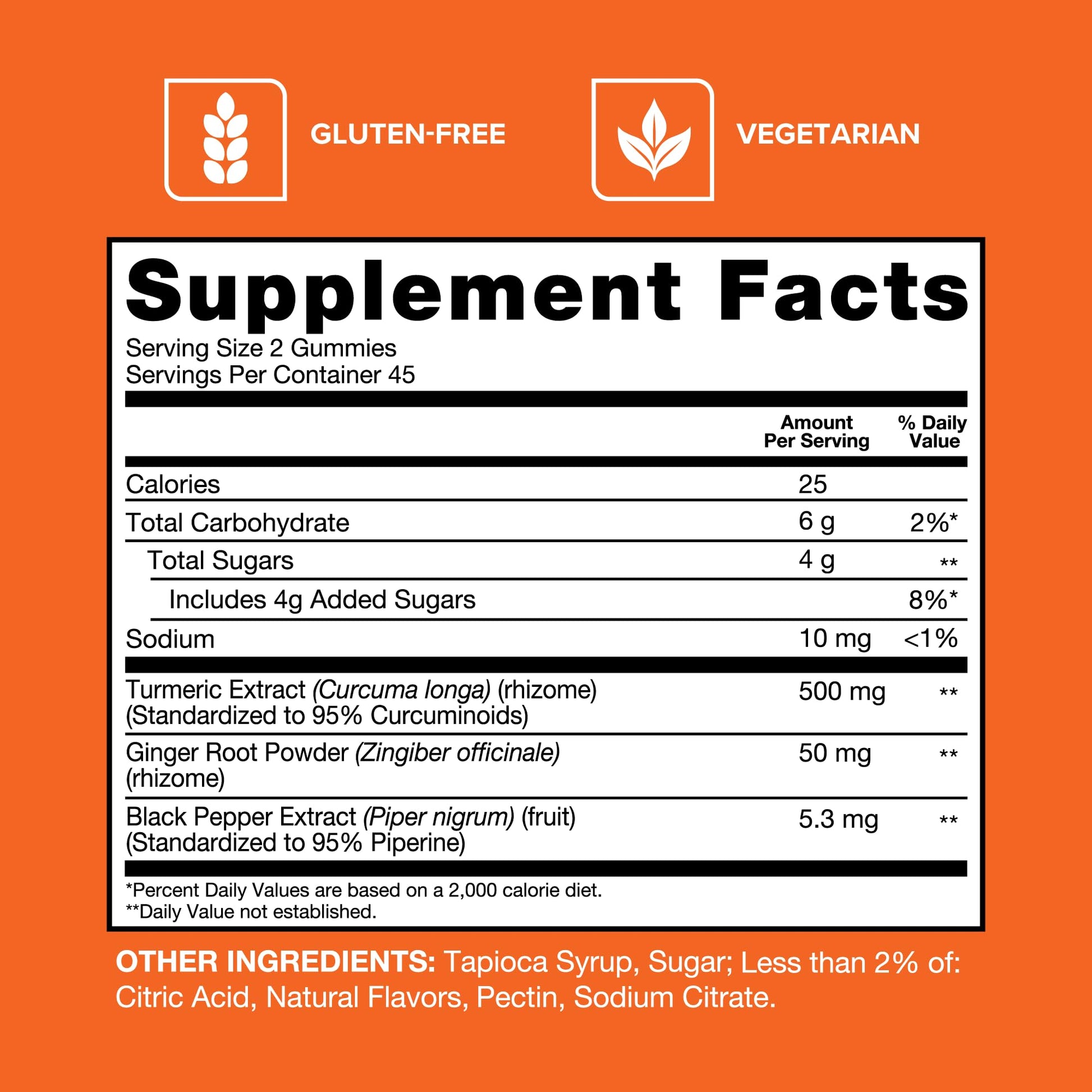 Qunol Turmeric and Ginger with Black Pepper Gummies, Turmeric Curcumin Supplement, Joint Health Support Gummy, 90ct Gummies - PrimeBioHealth - canada supplements