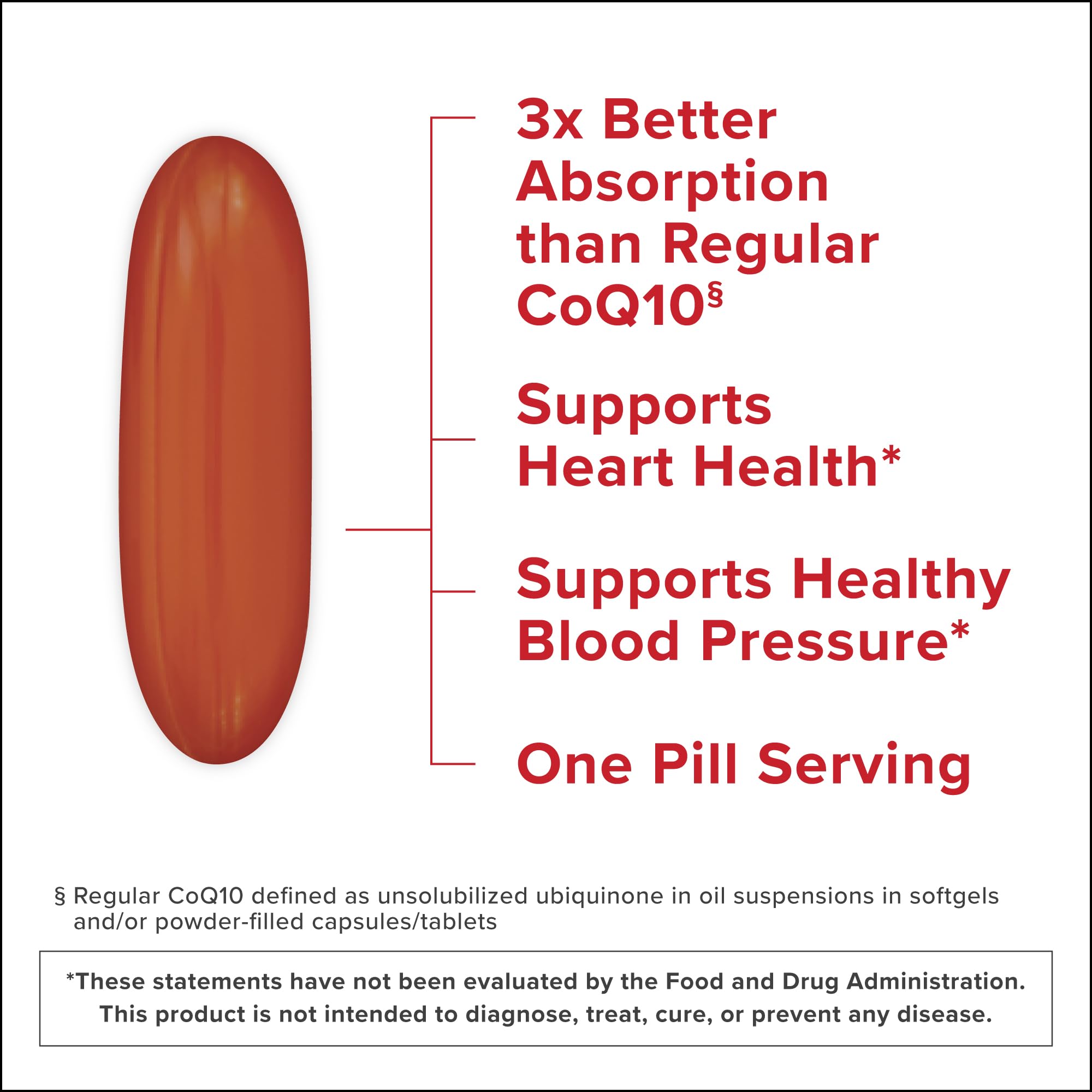 Qunol Ultra CoQ10 100mg Softgels- 3x Better Absorption, Antioxidant for Heart Health & Energy Production, Coenzyme Q10 Vitamins - PrimeBioHealth - canada supplements