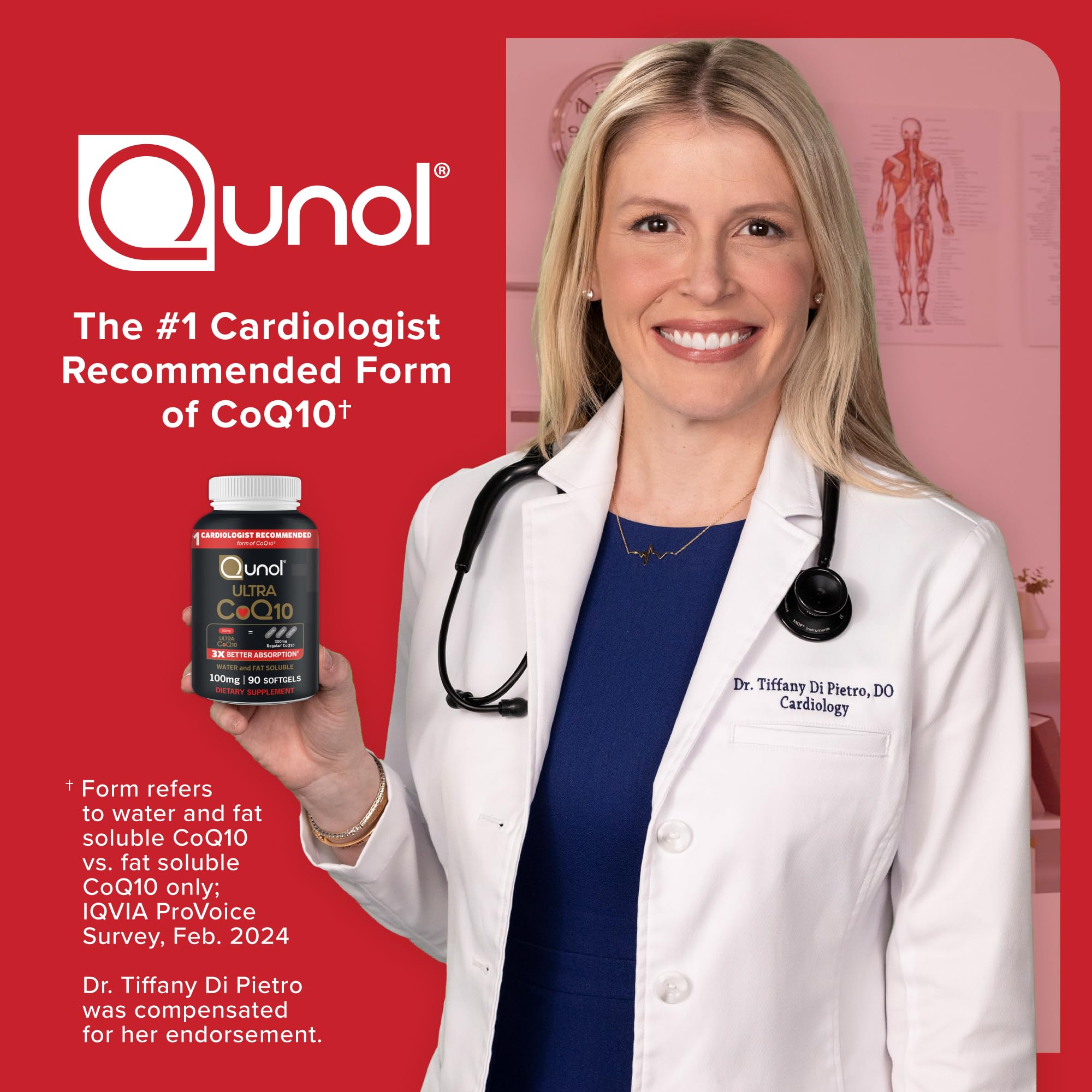 Qunol Ultra CoQ10 100mg Softgels- 3x Better Absorption, Antioxidant for Heart Health & Energy Production, Coenzyme Q10 Vitamins - PrimeBioHealth - canada supplements