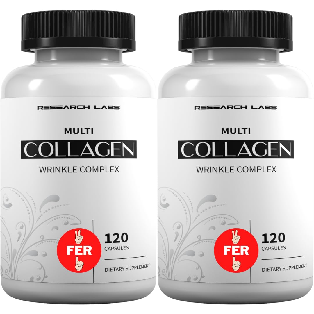 Research Labs 2 for 1 Promo 240 Collagen Pills - 6000 mg Per Day. Grass Fed Anti-Aging Support for Skin, Joints, Tendons, Bones, Hair and Nails. - PrimeBioHealth - canada supplements