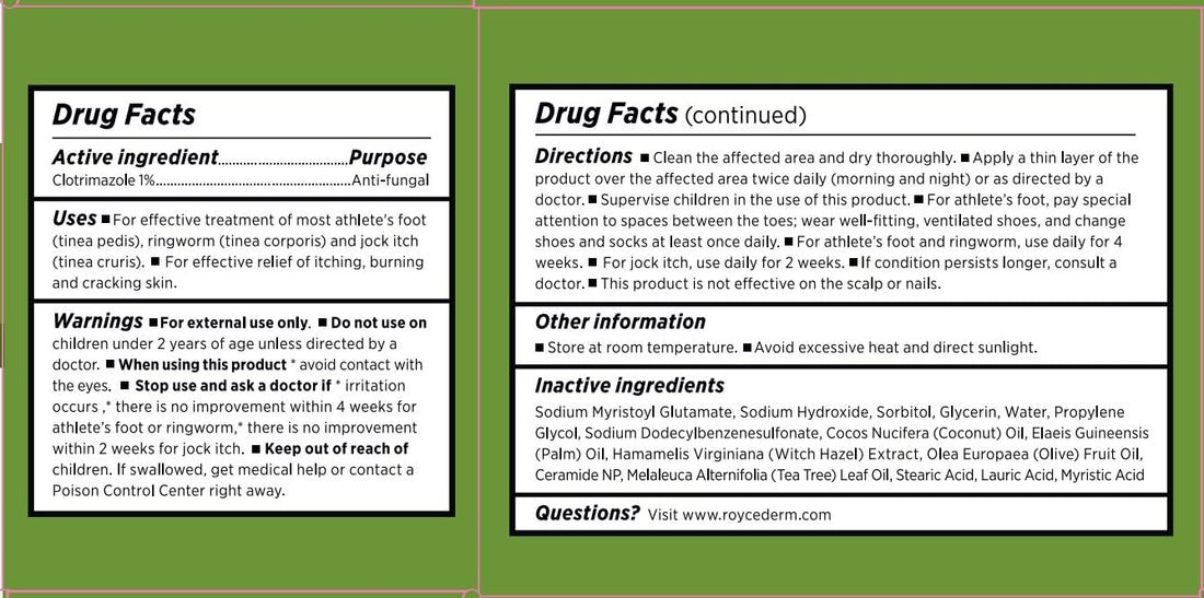 Roycederm Antifungal Bar Soap - Tea tree Oil Soap - Athlete’s Foot Treatment for Jock Itch & Ringworm - PrimeBioHealth - canada supplements