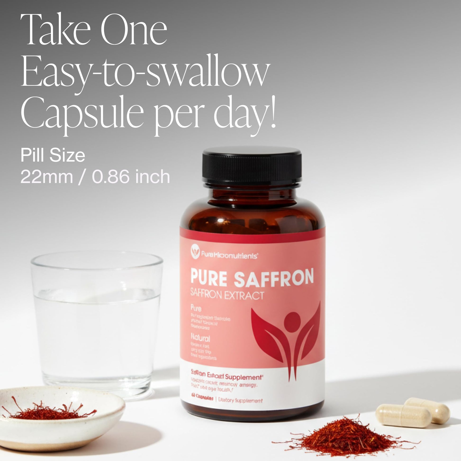 Saffron Supplements - 100% Pure Saffron Extract Capsules - Boost Energy & Mood, Support Eye & Heart Health - PrimeBioHealth - canada supplements