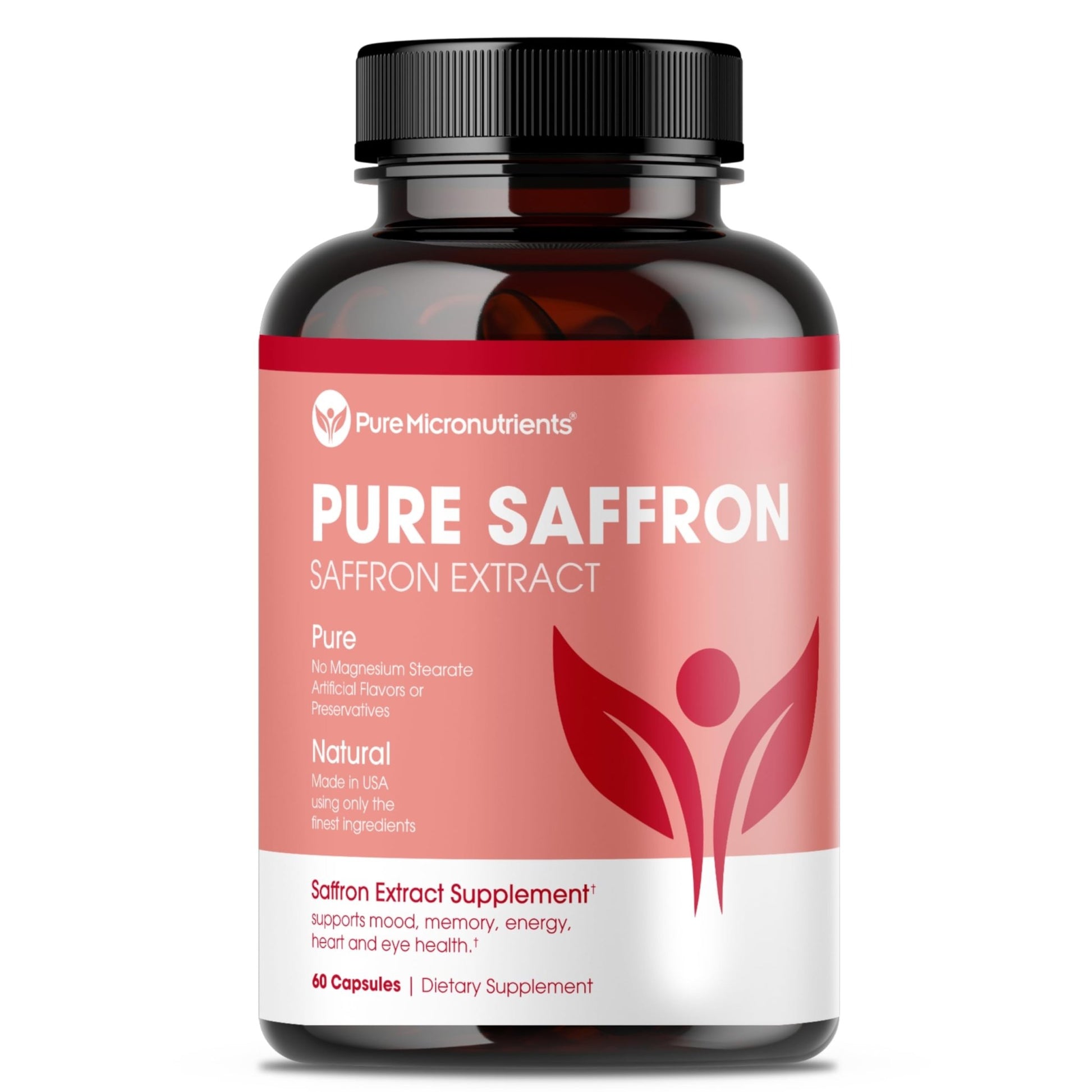 Saffron Supplements - 100% Pure Saffron Extract Capsules - Boost Energy & Mood, Support Eye & Heart Health - PrimeBioHealth - canada supplements