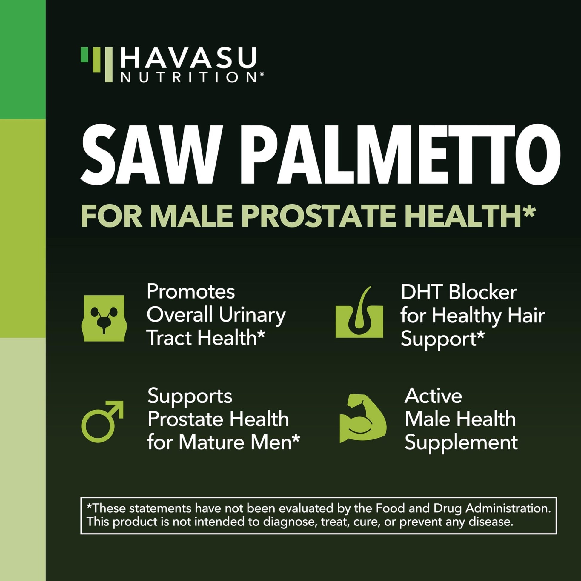 Saw Palmetto for Men Prostate Health Supplement to Promote Urinary Tract Function - 500mg Per Serving - 100 Count - DHT Blocker Hair Vitamin - PrimeBioHealth - canada supplements