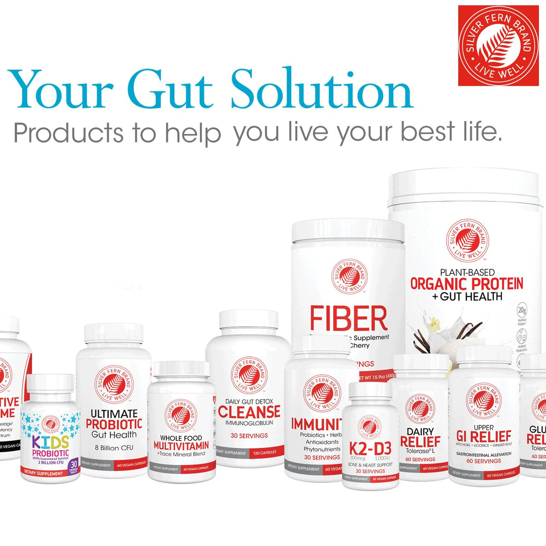 Silver Fern Brand Supplement Bundle – Build, Metabolism & POSTBIOTIC+ – Gut, Immune & Muscle Support – 90 + 60 Capsules & 30 Sticks – Energy, Recovery - PrimeBioHealth - canada supplements