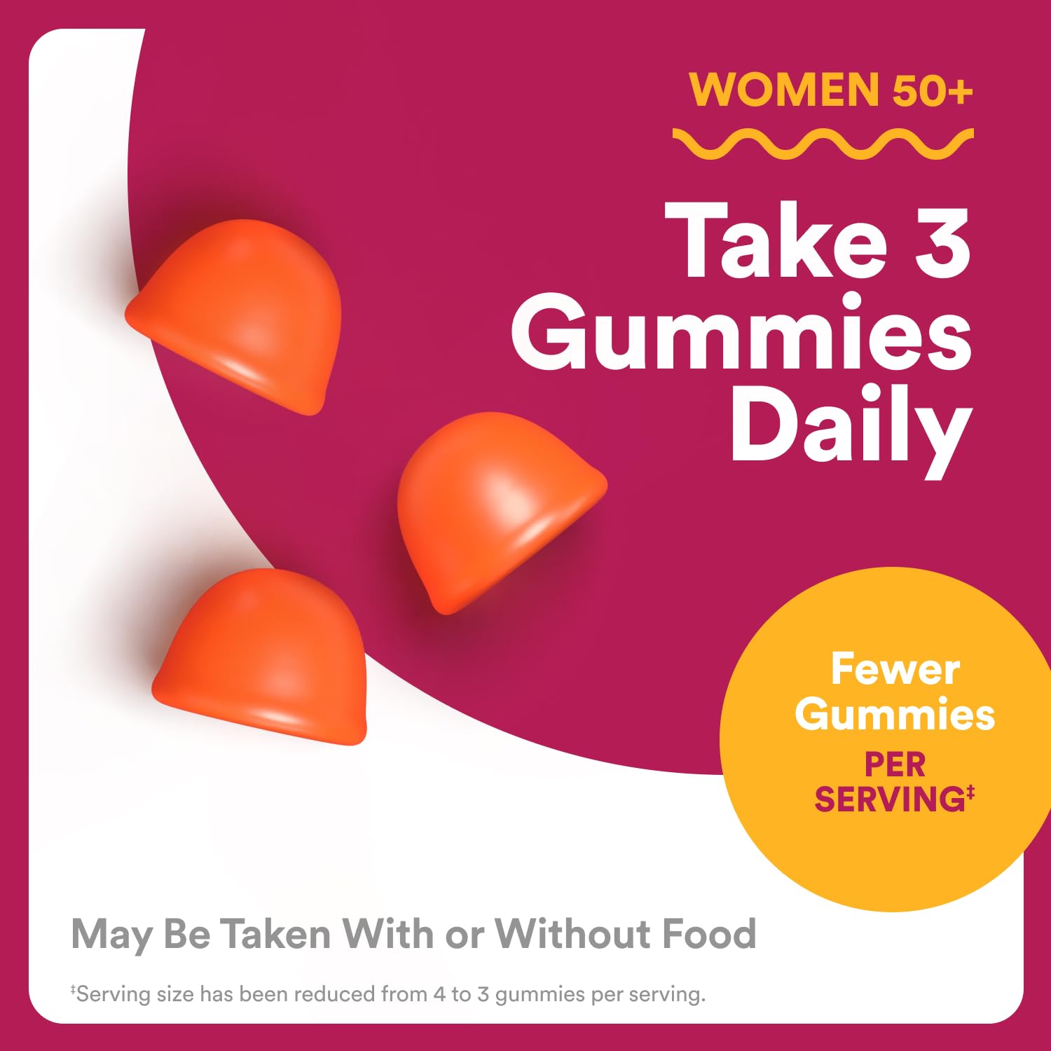 SmartyPants Multivitamin Gummy for Women 50 and Over, Omega 3 (DHA/EPA), Methylfolate, CoQ10, Vitamin D3, C, Vitamin B12, B6, A, K, Biotin - PrimeBioHealth - canada supplements