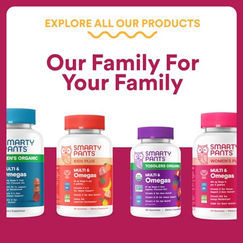 SmartyPants Multivitamin Gummy for Women 50 and Over, Omega 3 (DHA/EPA), Methylfolate, CoQ10, Vitamin D3, C, Vitamin B12, B6, A, K, Biotin - PrimeBioHealth - canada supplements
