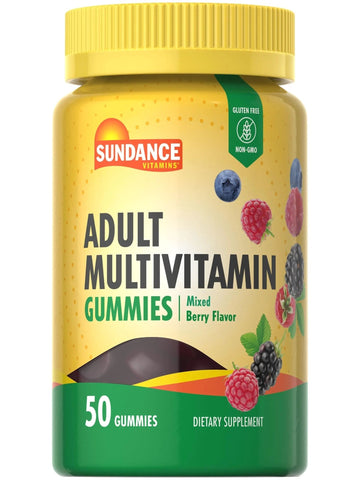 Sundance Multivitamin Gummies for Adults | for Men & Women | Mixed Berry Flavor | Non-GMO and Gluten Free Supplement - PrimeBioHealth - canada supplements